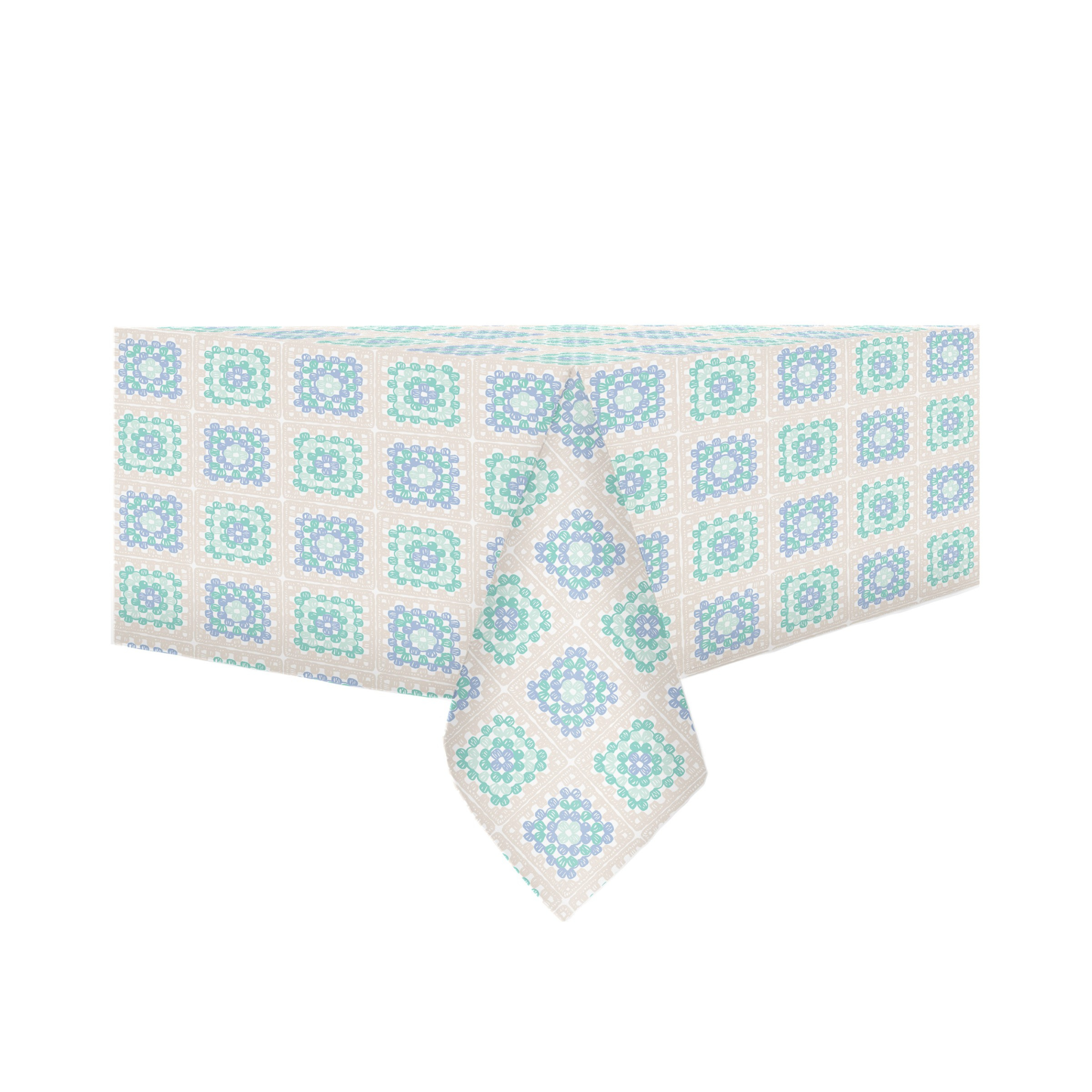 Nappe en tissus motif crochet 60x84 po élégante et raffinée pour table