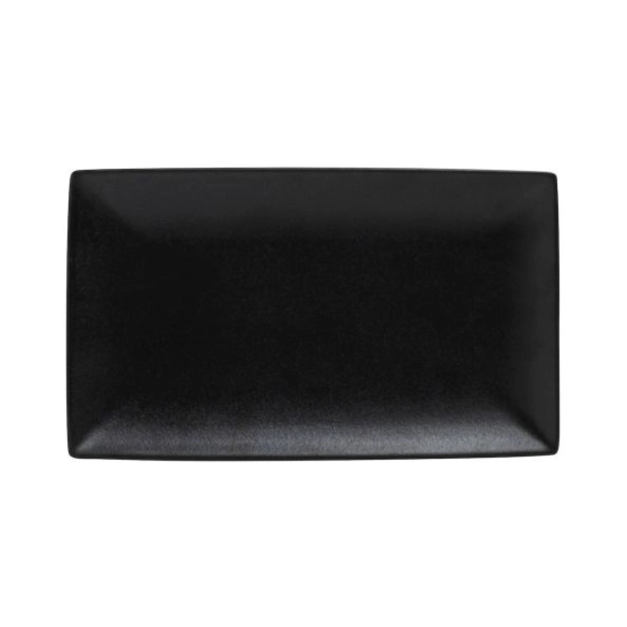 Assiette de service rectangulaire en porcelaine avec glaçure texturée et fini mat de 27,5 cm Maxwell & Williams