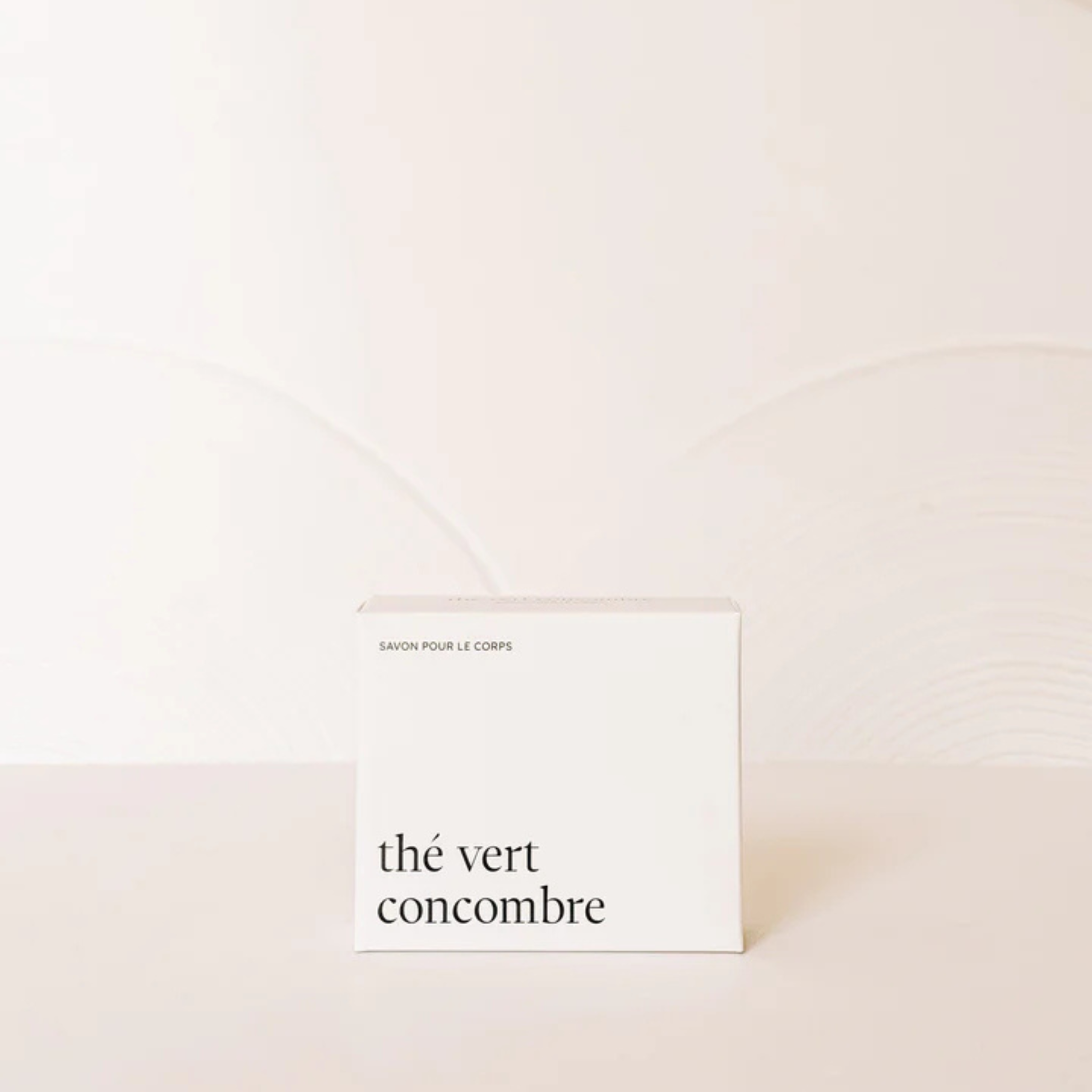 Barre de savon naturel Thé vert et concombre 115g hydratant et biodégradable Marée Chandelles