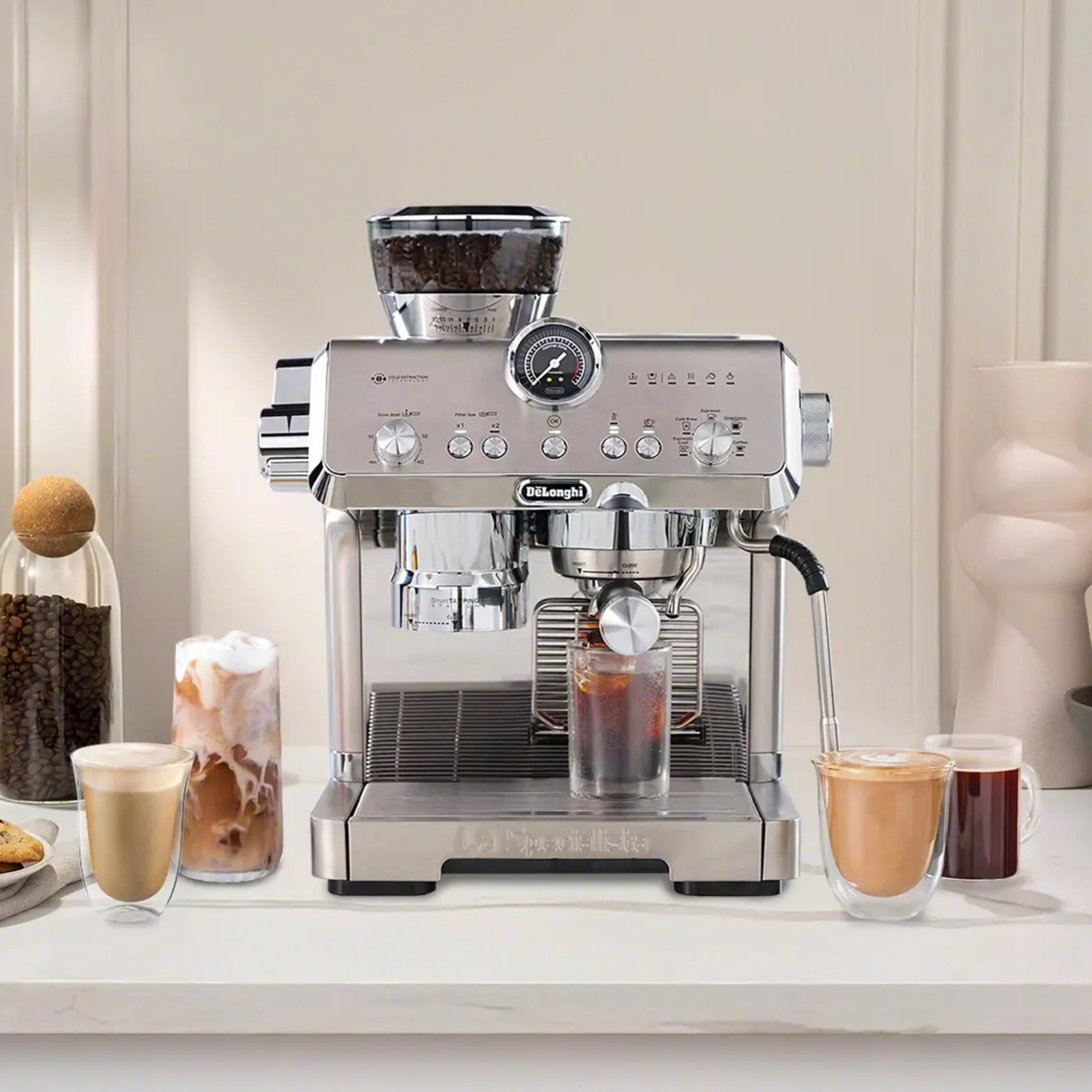 Machine à café manuelle La Specialista Opera avec Cold Brew - De'Longhi