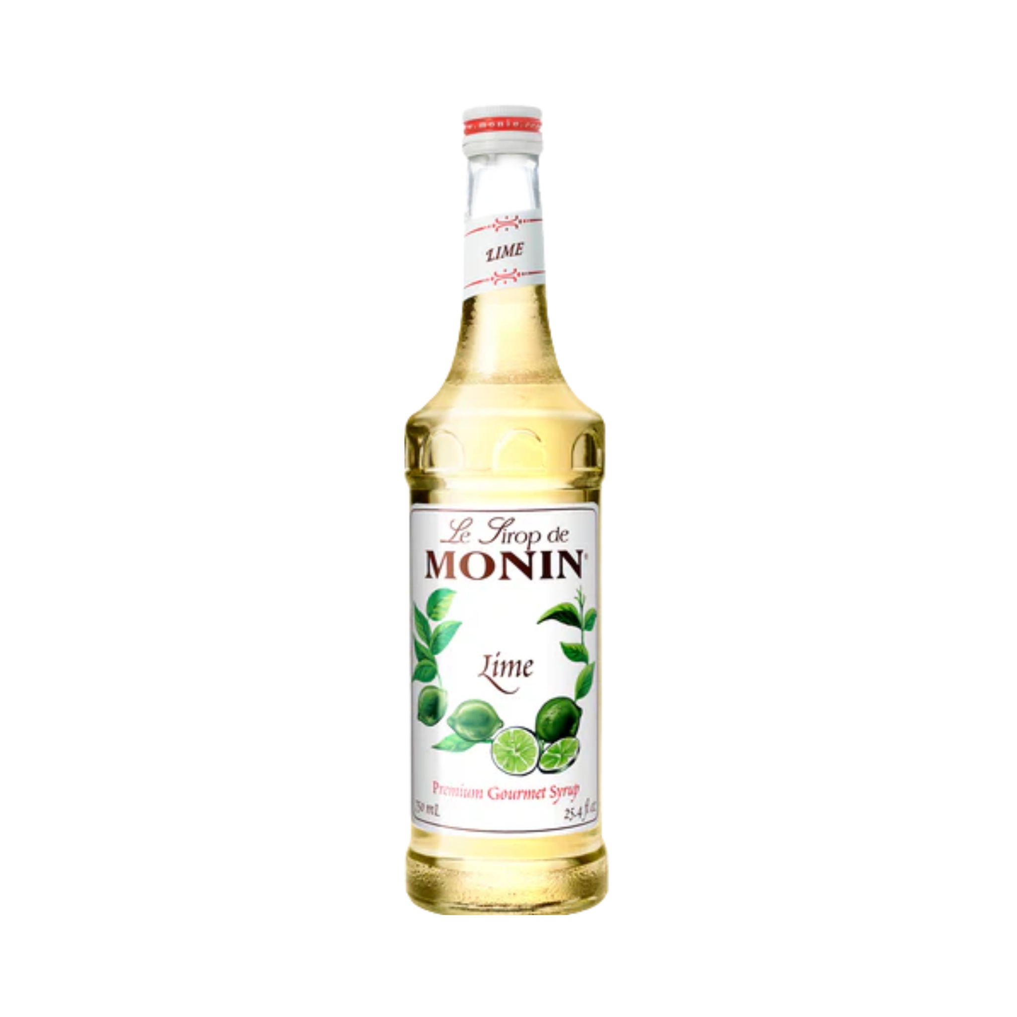 Bouteille de sirop lime Monin 750 ml pour cocktails rafraîchissants