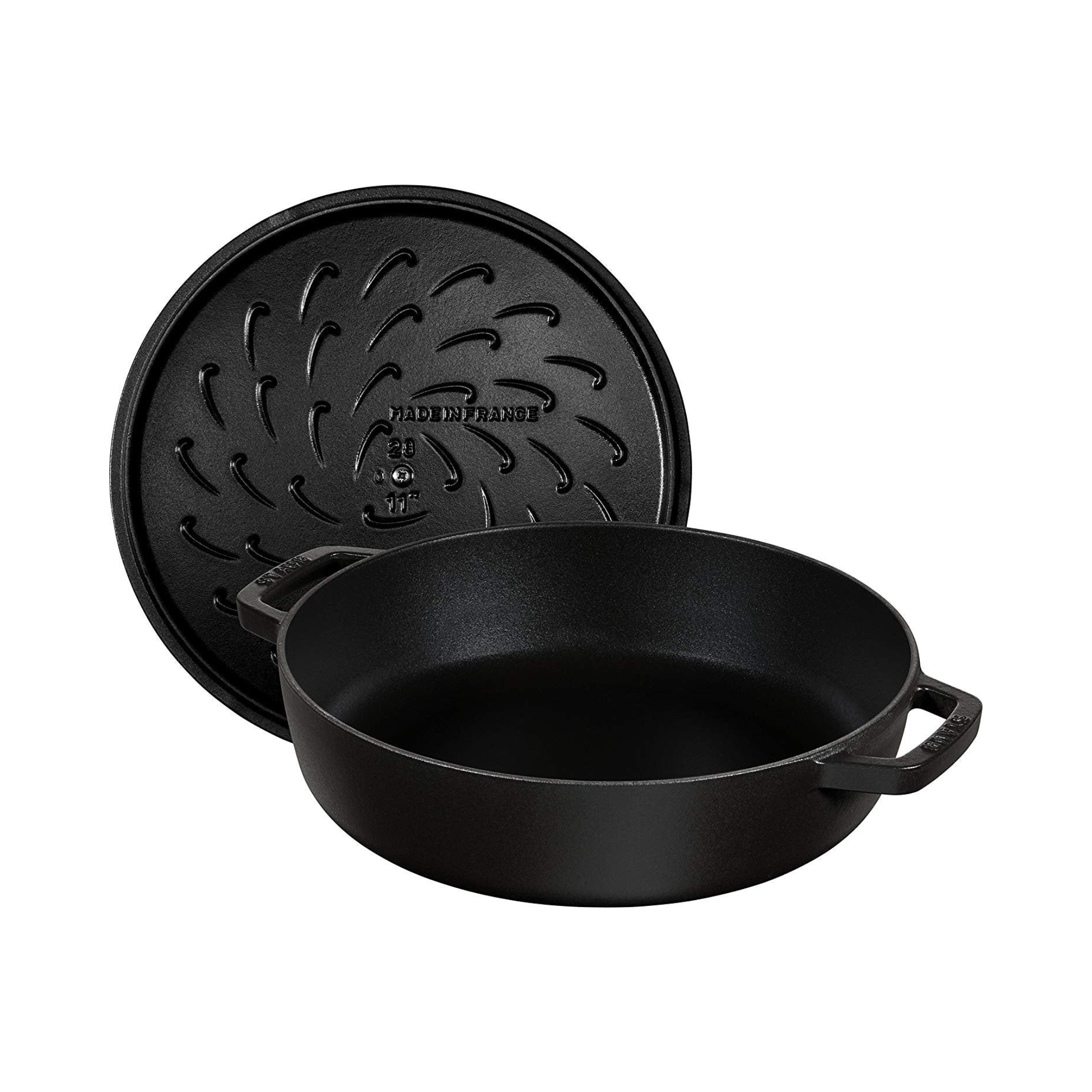 Braisière ronde en fonte noire 3,7 L – Staub 