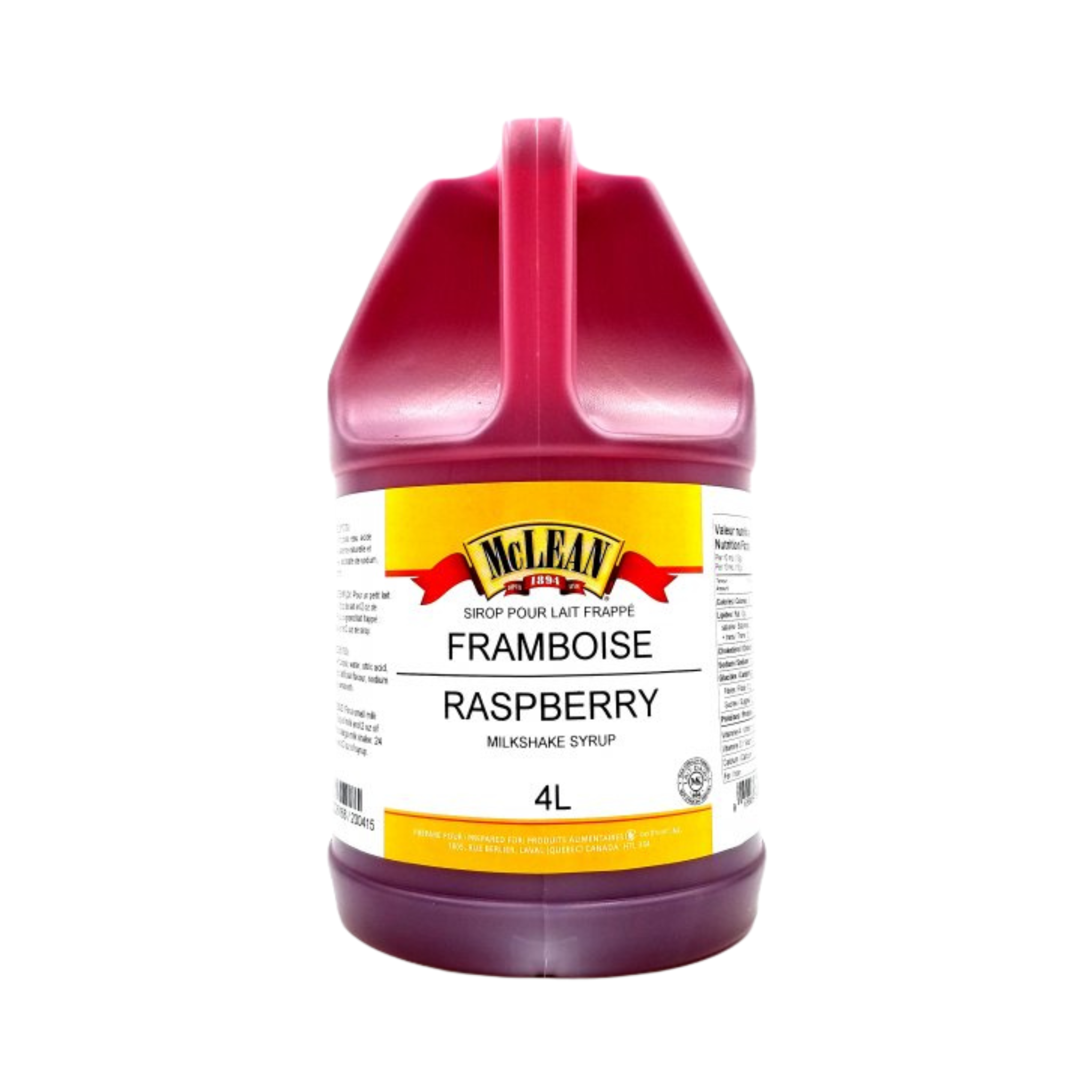 Slush Syrup Raspberry 4 L - McLean