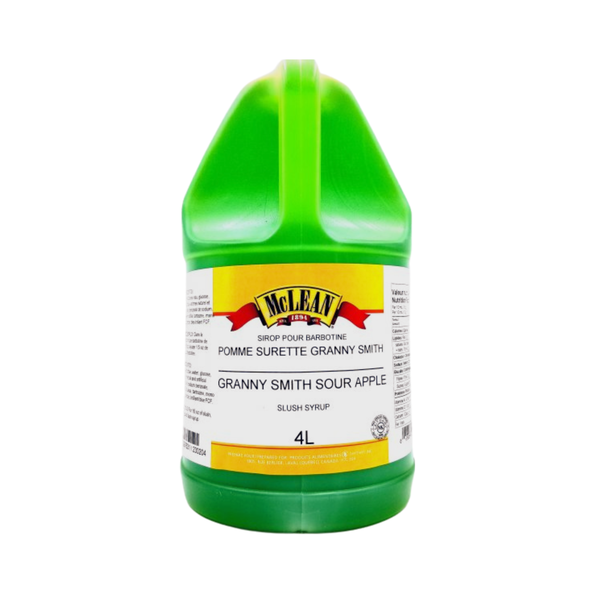 Slush syrup Green Apple 4 L - McLean