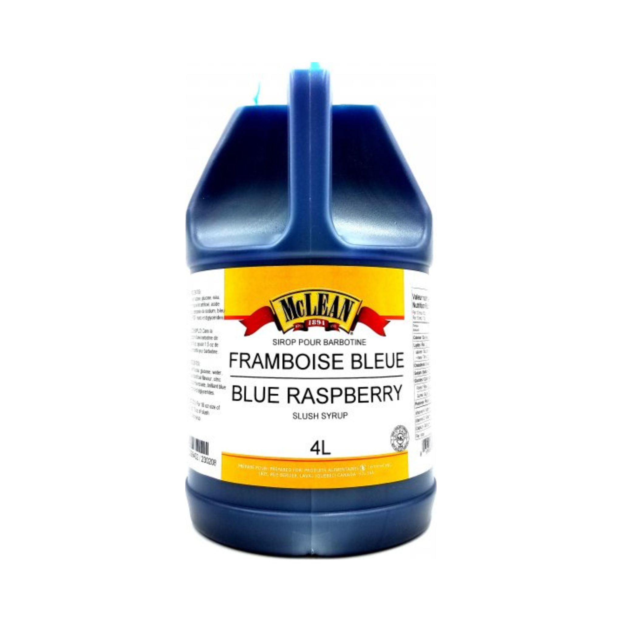 Blue Raspberry Slushie Syrup 4 L - McLean