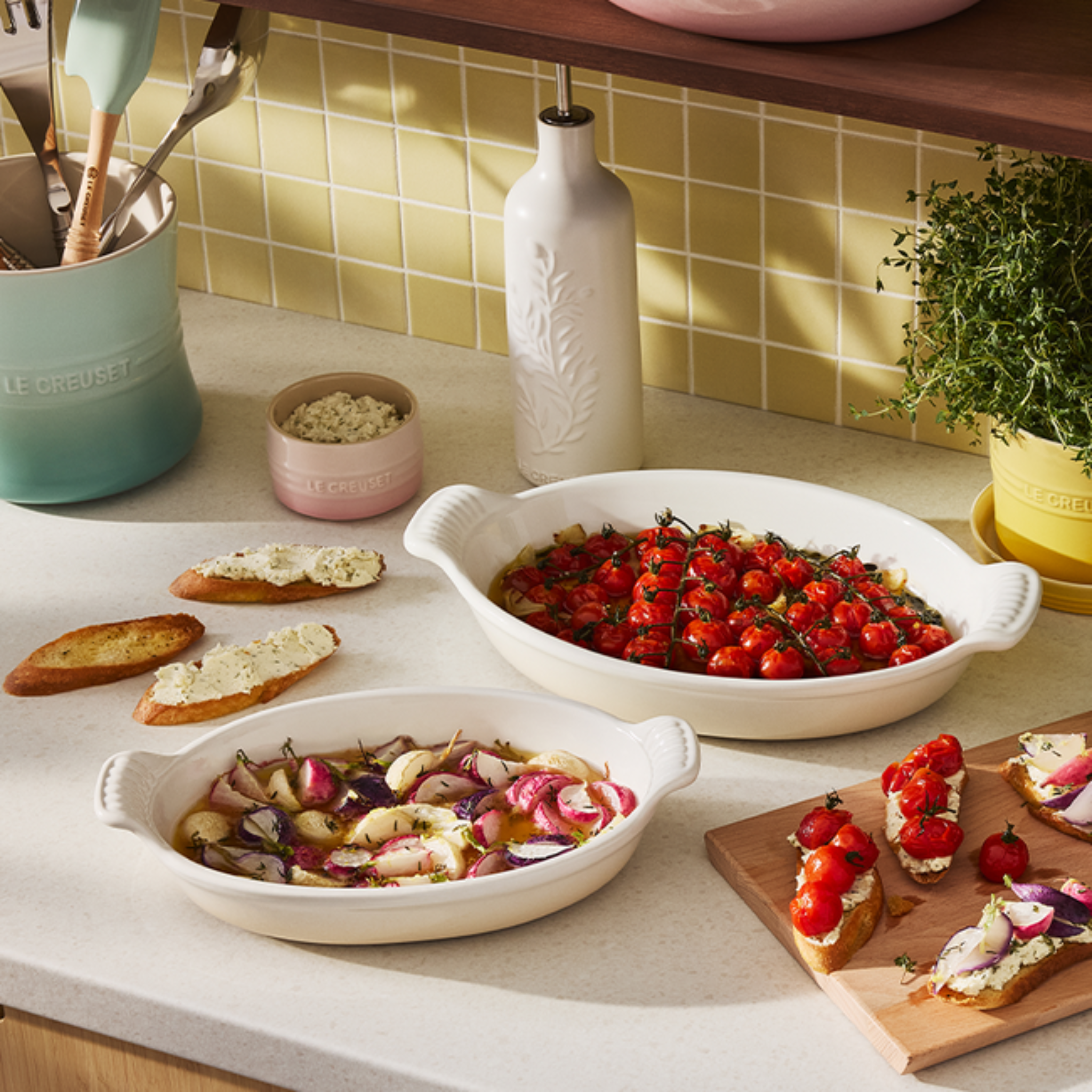 Plat à gratin ovale Bleuet 1,6 L -Le Creuset 