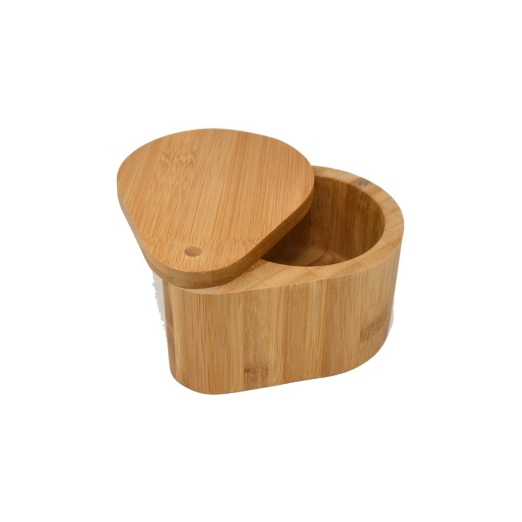 Boîte de rangement avec couvercle en bambou 13 cm 