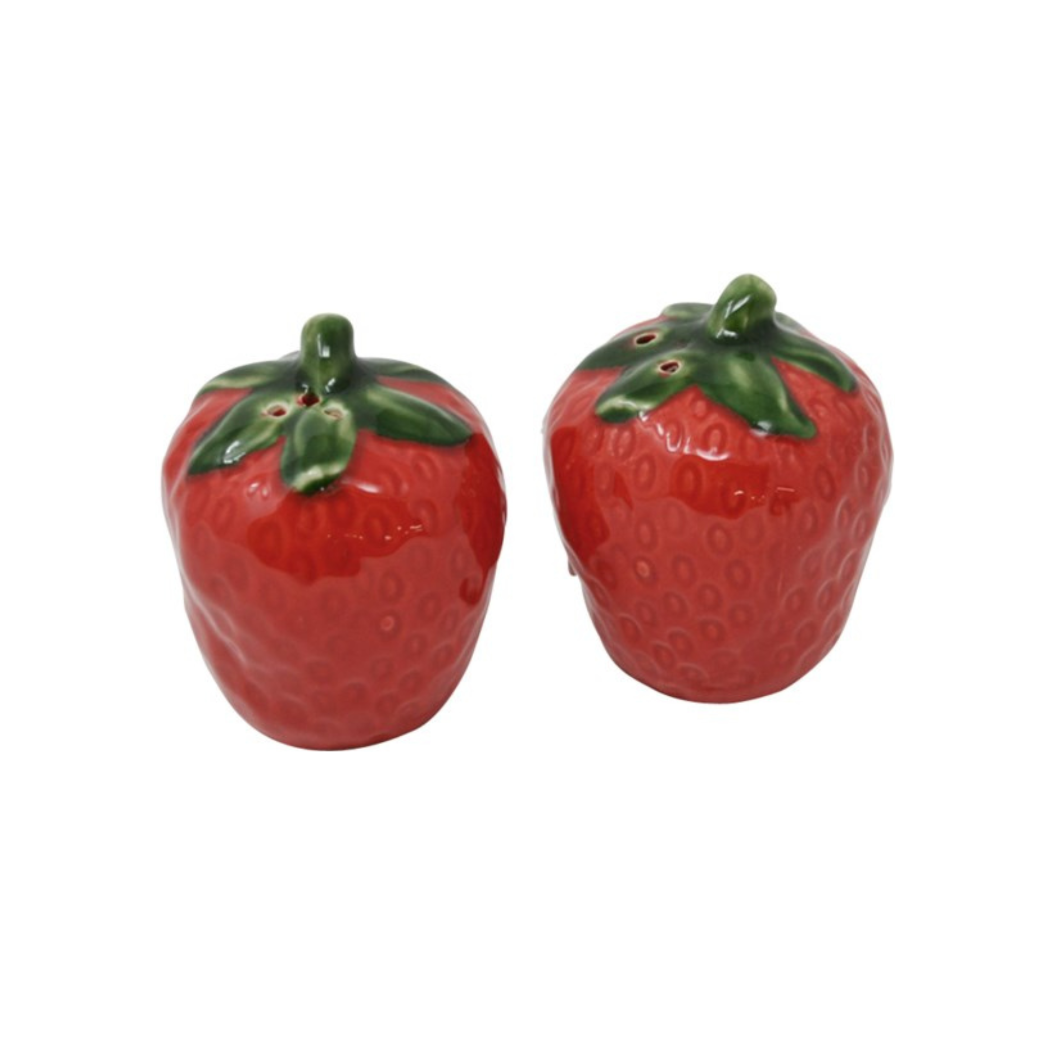 Salière et poivrière Fraise 6,5 cm
