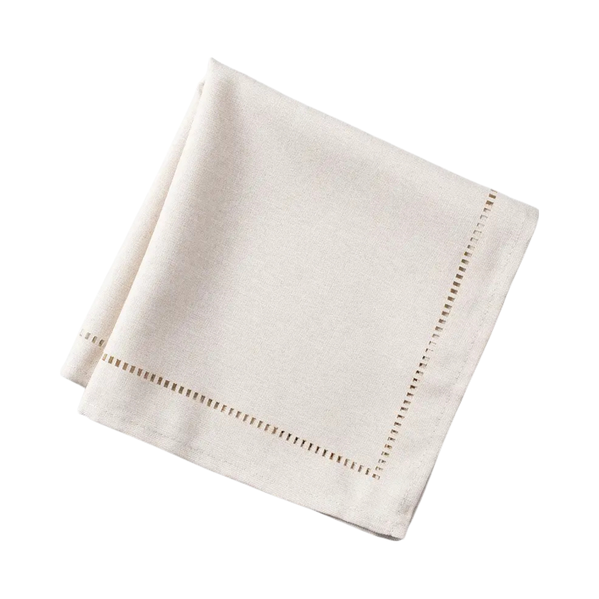 Ensemble de 4 serviettes de table effet lin 