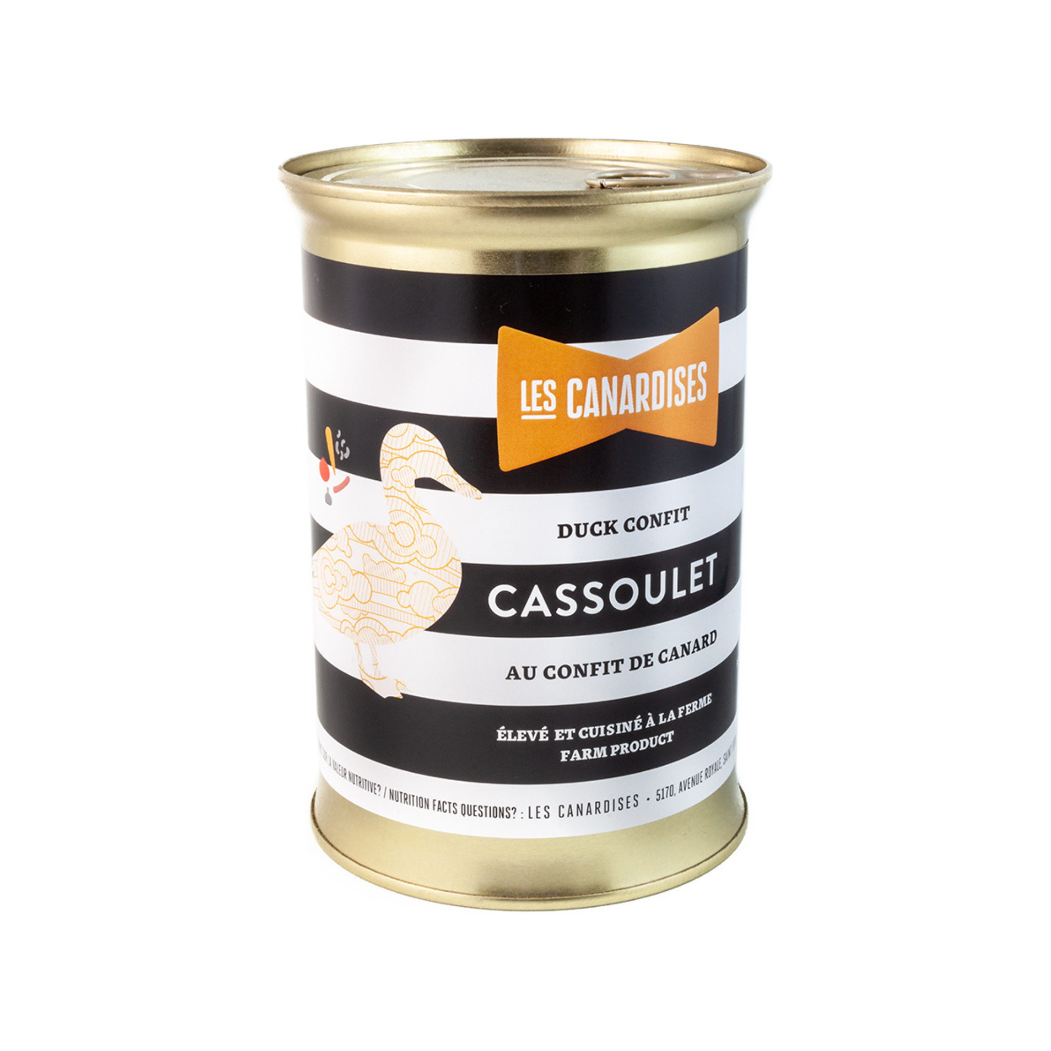Cassoulet au confit de canard 850 g - Les Canardises 