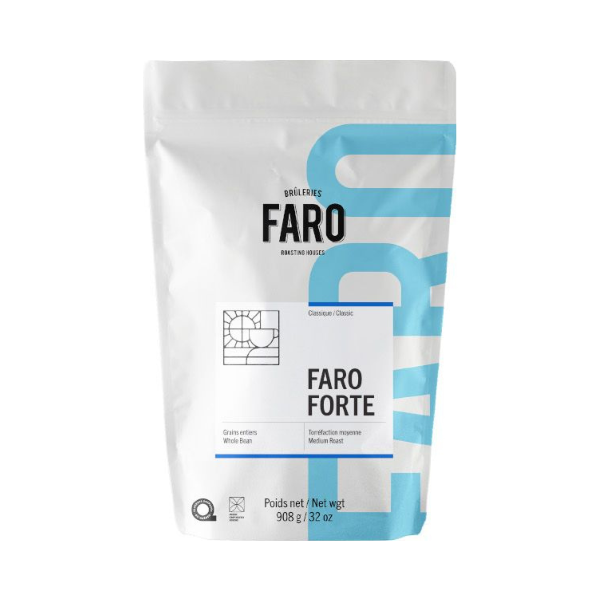 Café en grains Espresso Faro Forte 908 g - Faro 