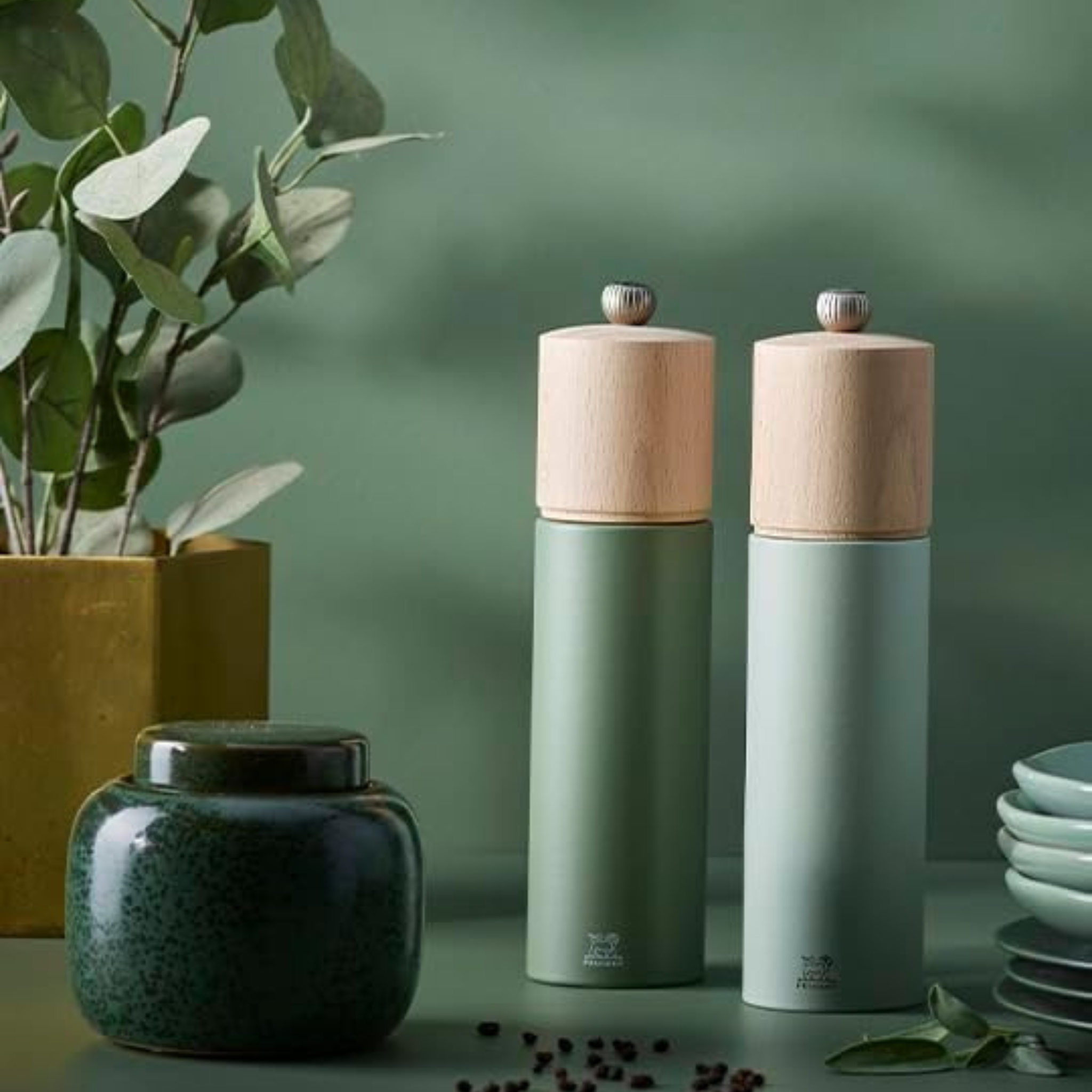 Moulin à sel Boreal vert sauge 21 cm - Peugeot 