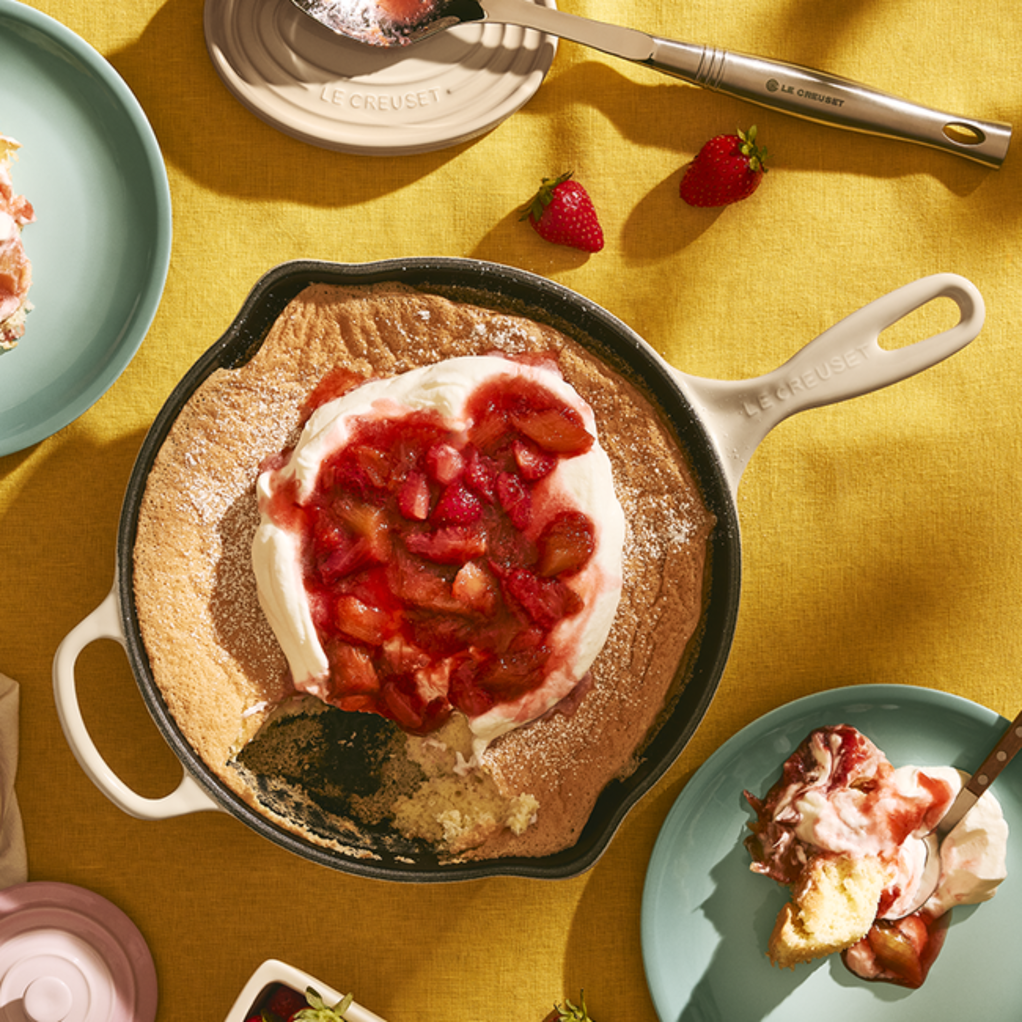 Poêle profonde en fonte émaillée Oyster 29 cm - Le Creuset 