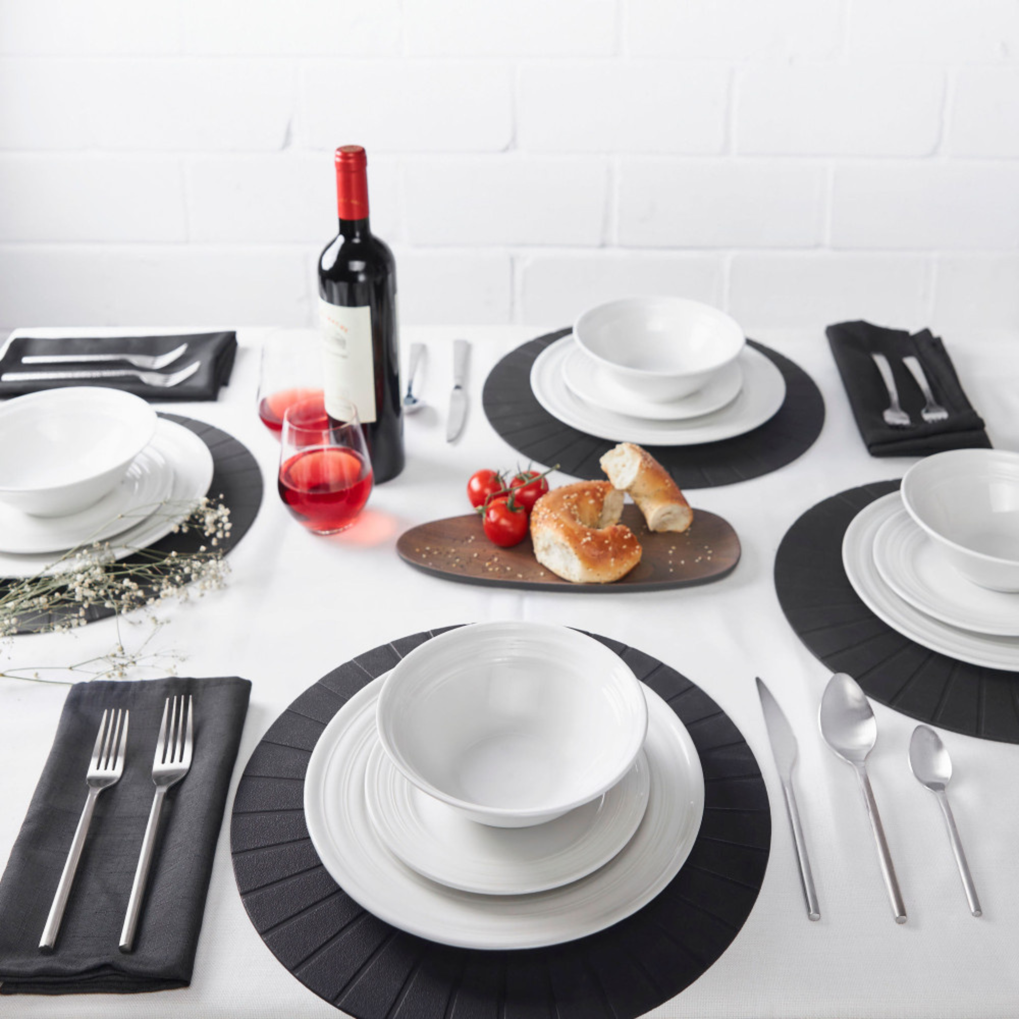 Ensemble d'ustensiles finition satinée Maison 20 pièces 