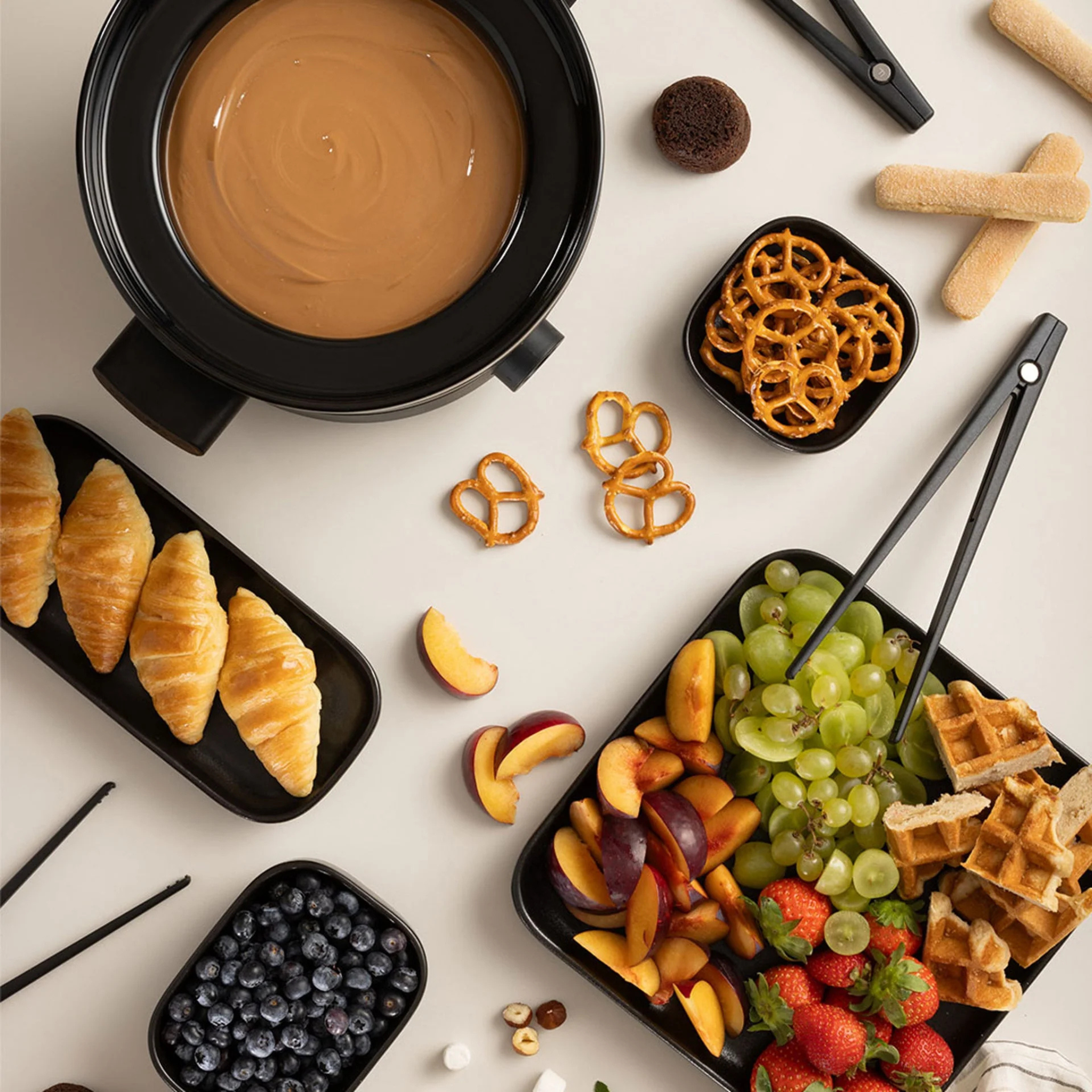 Ensemble à fondue Evolution Mini 4 paniers - Fondussimo 