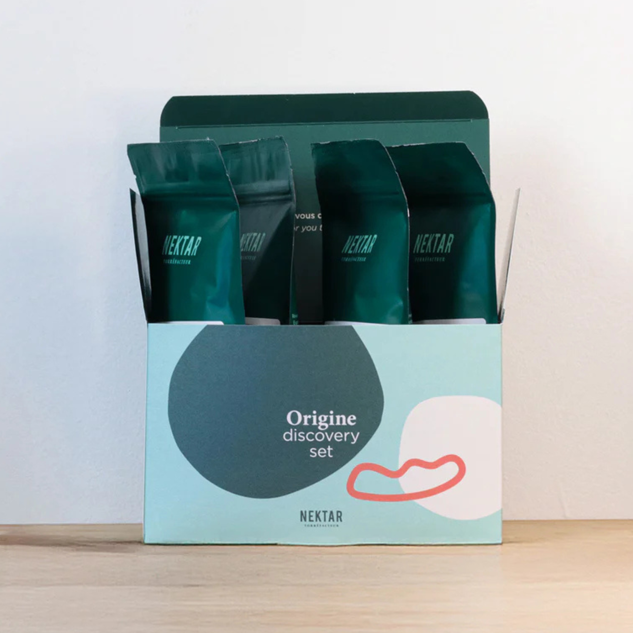 Ensemble découverte cafés en grains Origine - Nektar 