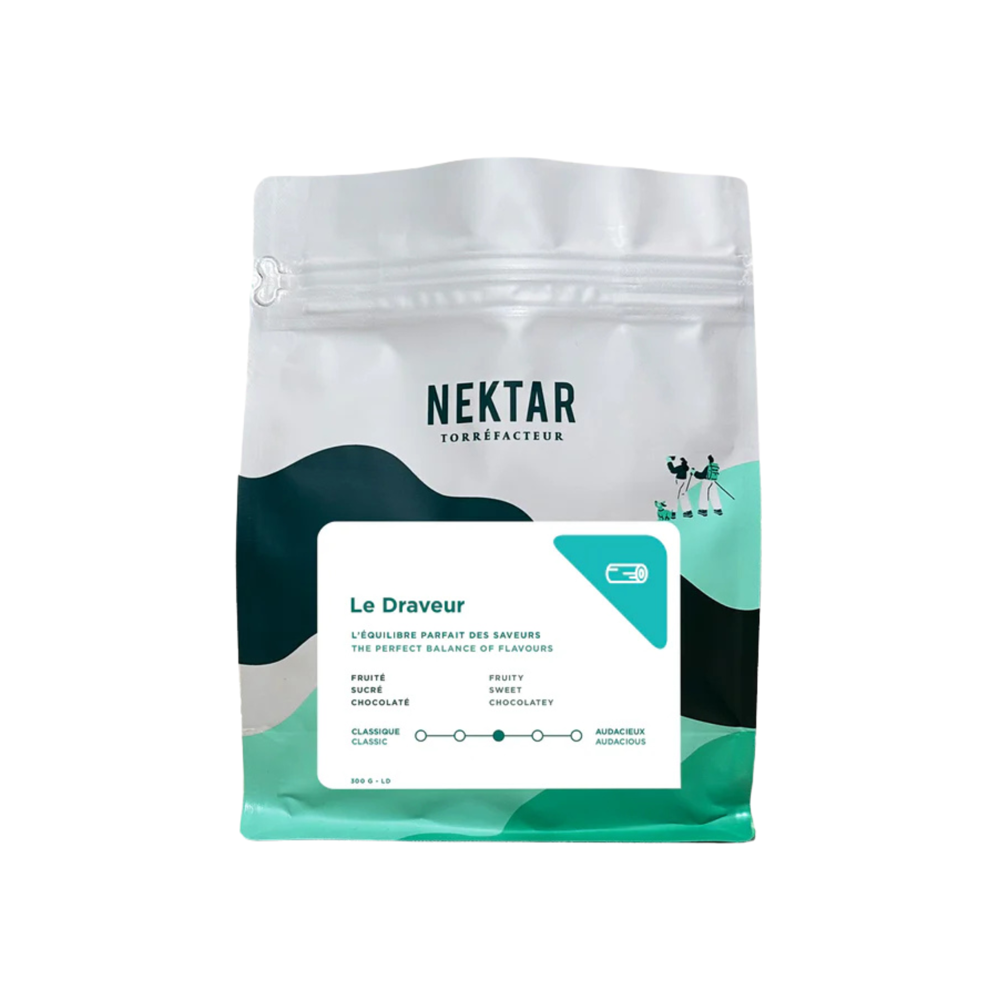 Café en grains Le Draveur 340 g - Nektar 