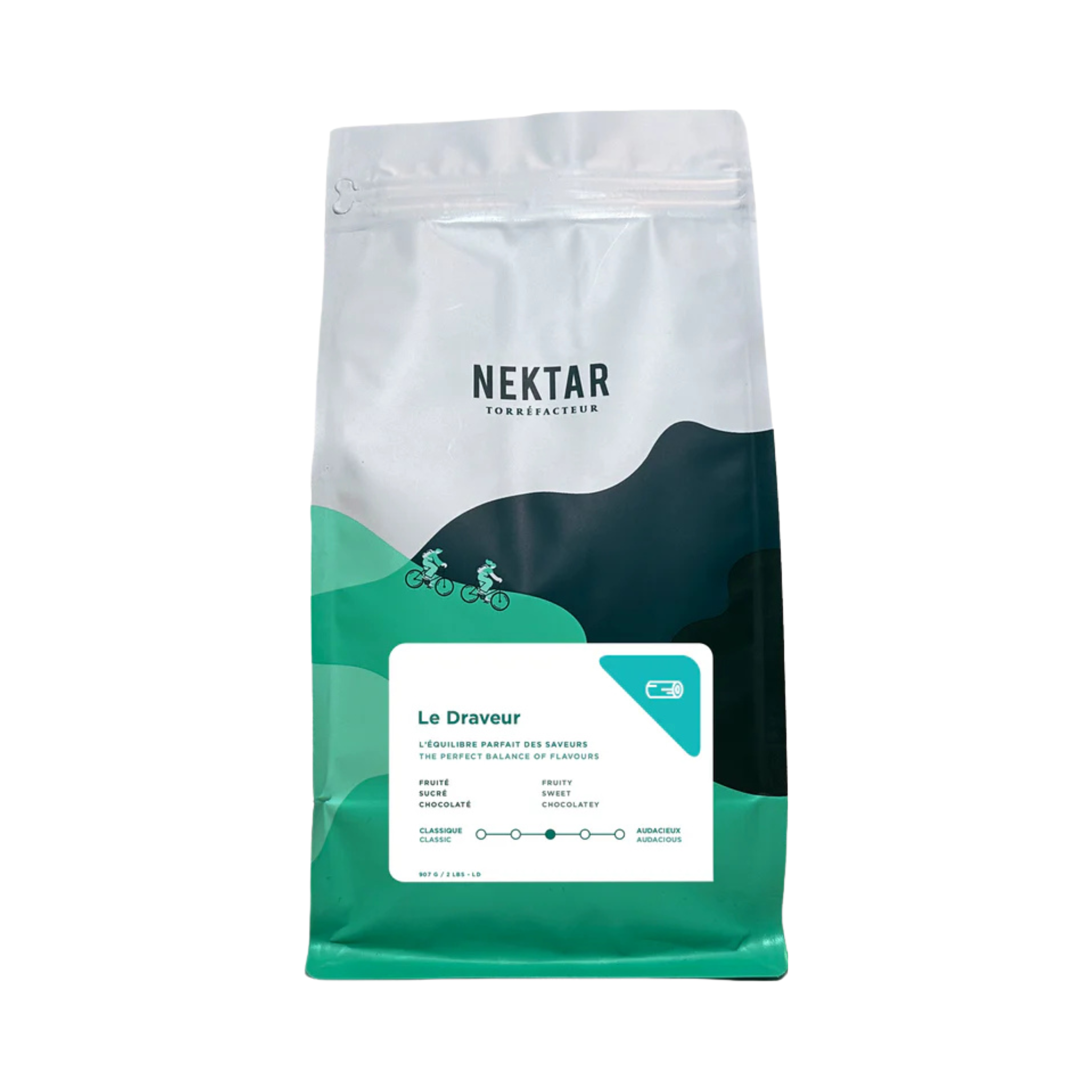 Café en grains Le Draveur 907 g - Nektar 