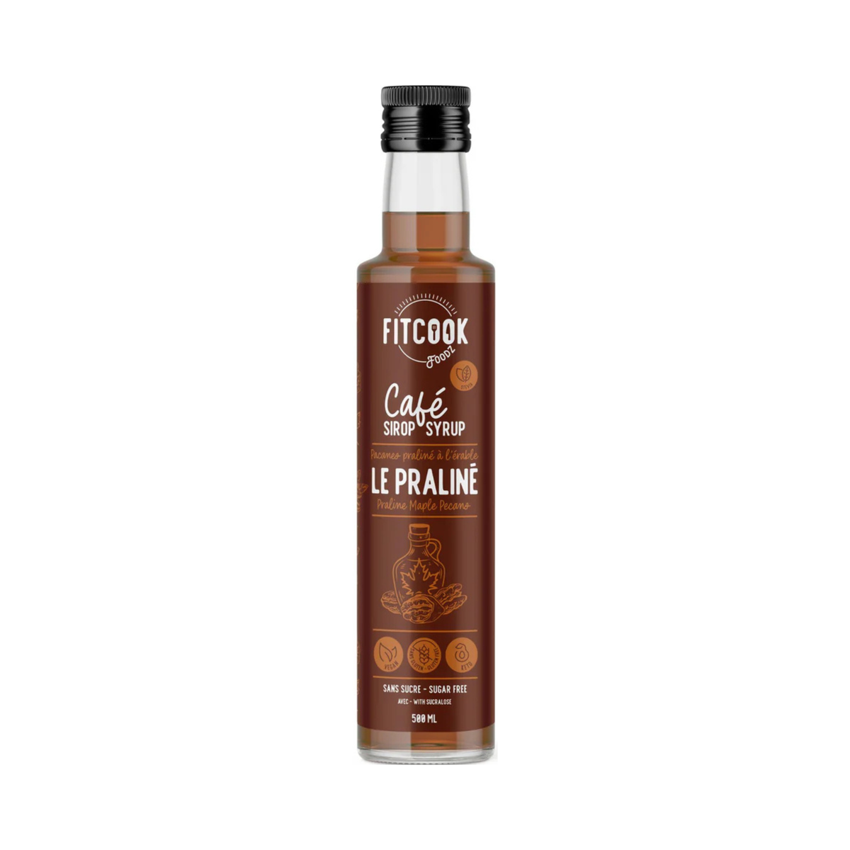 Poza Pacane Pecan and Maple Coffee Syrup Le Praliné 500 ml - Le Fit Cook - Eugène ...