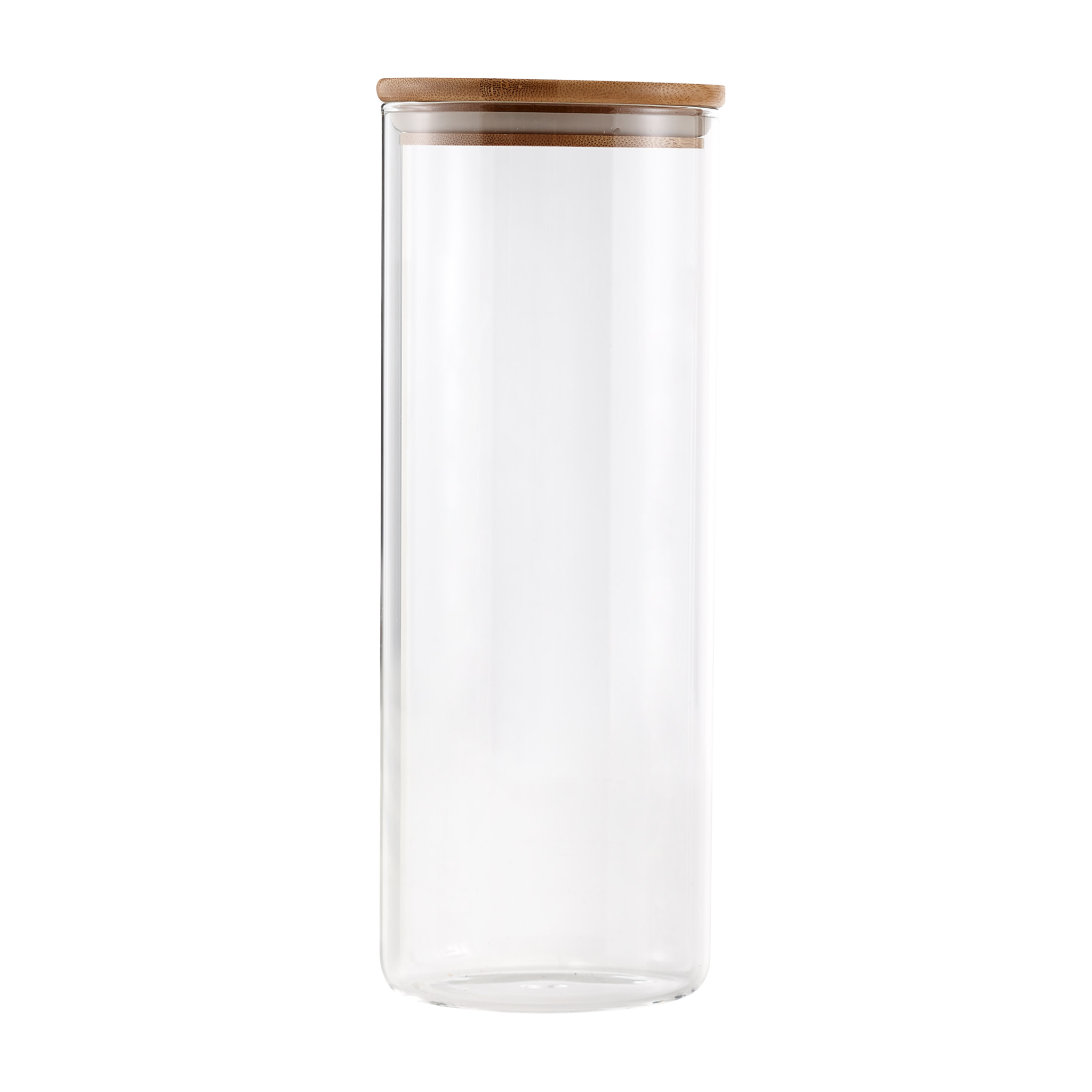 Pot en verre avec couvercle en bambou 1,7 L 