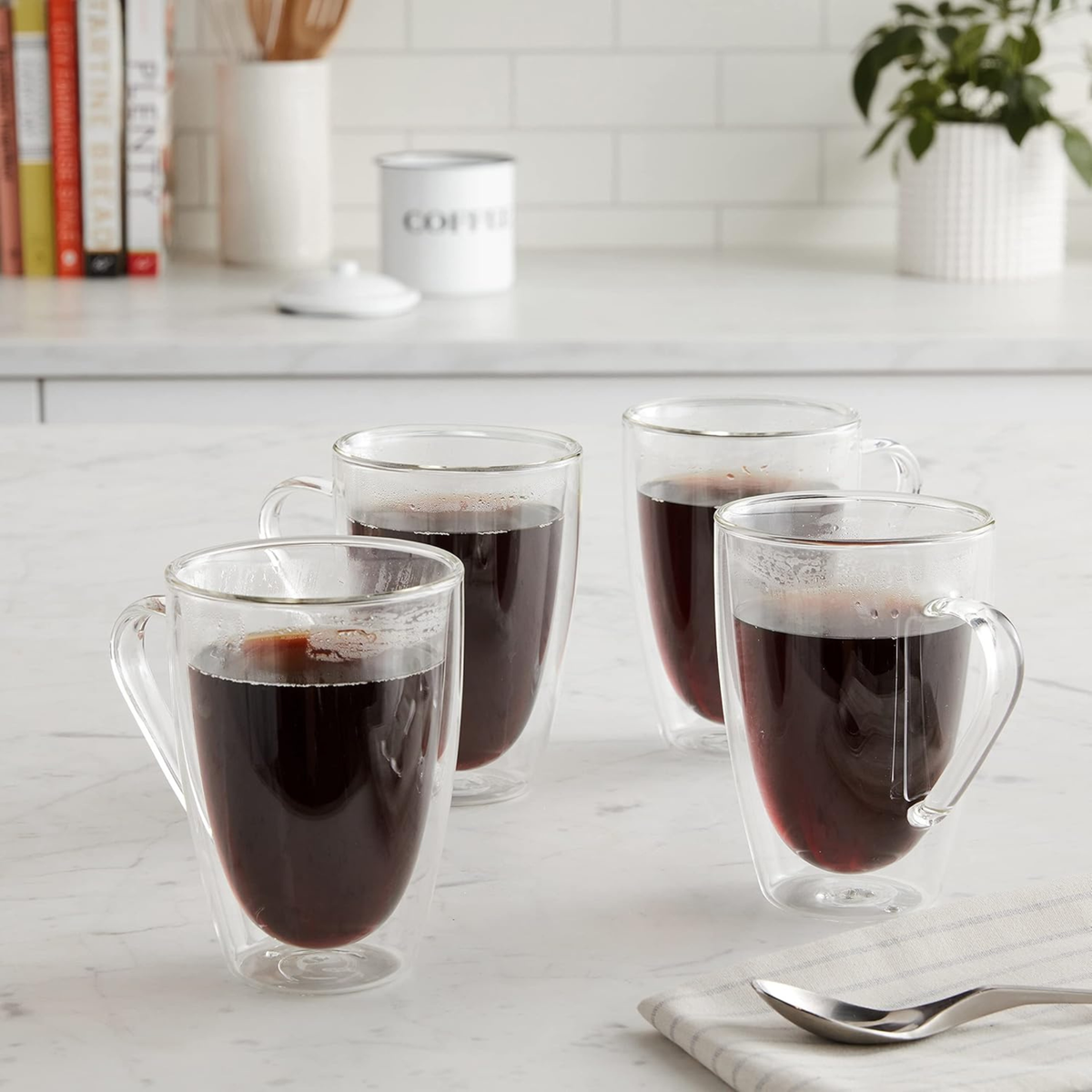 Ensemble de 2 tasses à café double paroi 435 ml - Safdie 