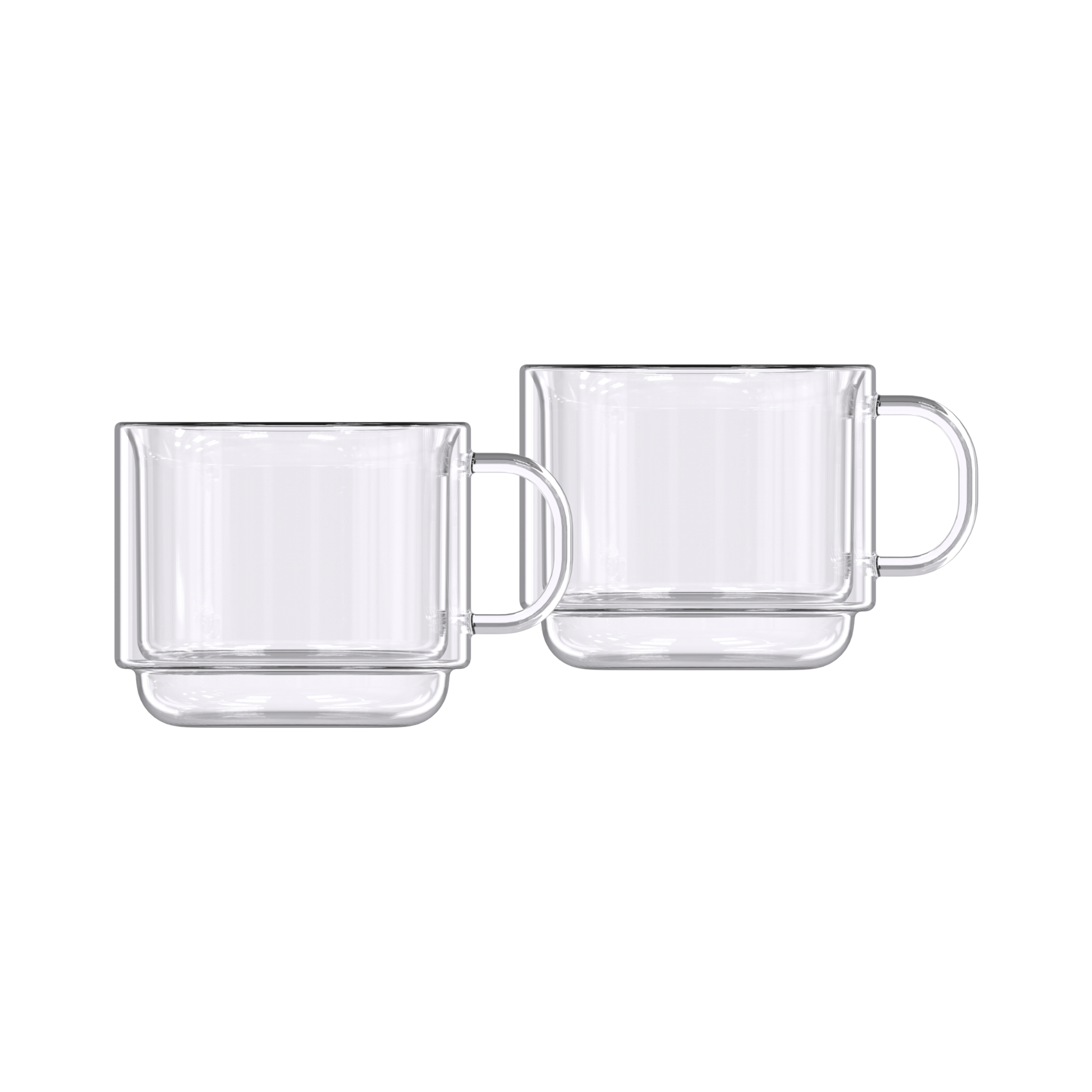 Ensemble de 2 tasses à americano double paroi Stack 350 ml 
