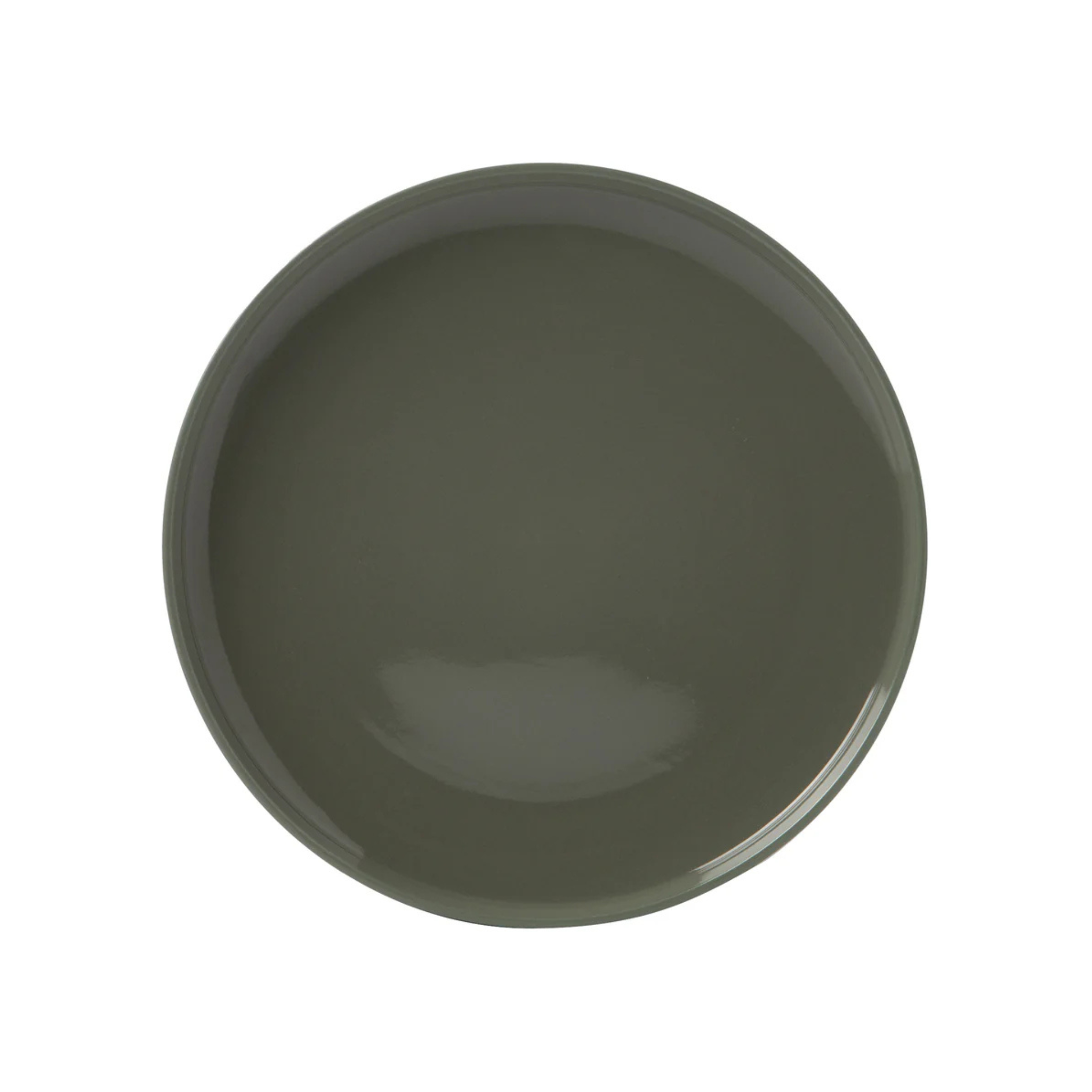 Ensemble de 4 assiettes à salade en grès sauge 19 cm 