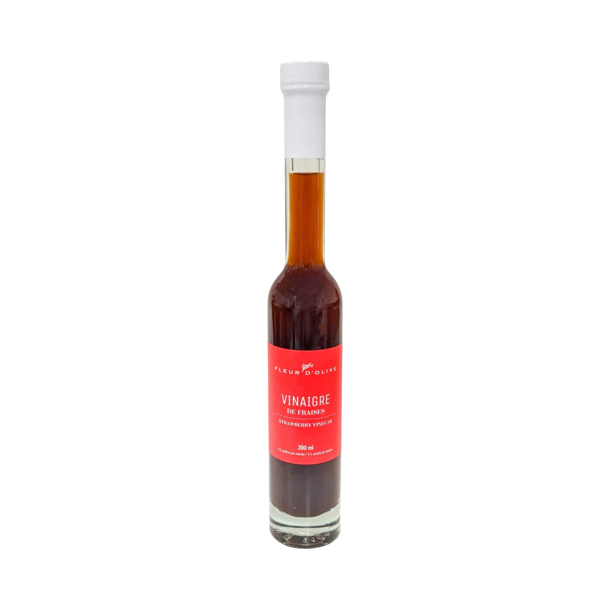 Vinaigre de fraises 200 ml - Fleur d'Olive