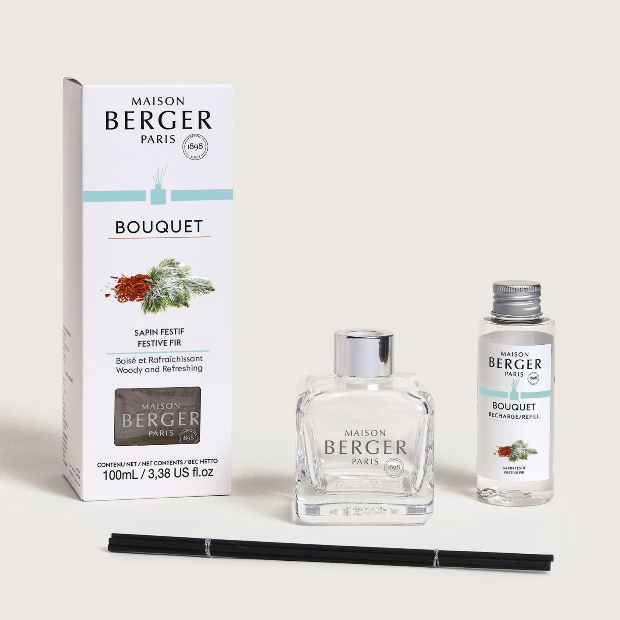 Bouquet parfumé Sapin festif 100 ml - Maison Berger