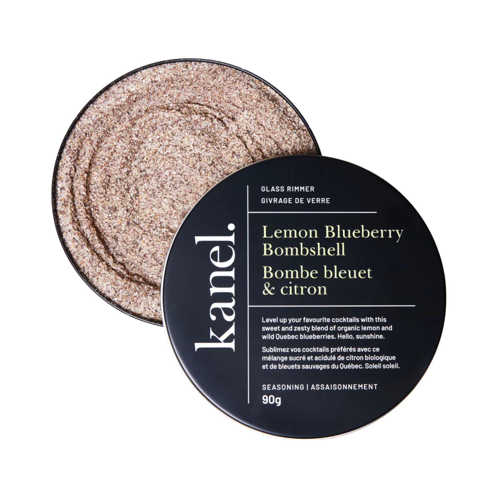 Blueberry and lemon Bomb Glass Frosting 90g - Kanel