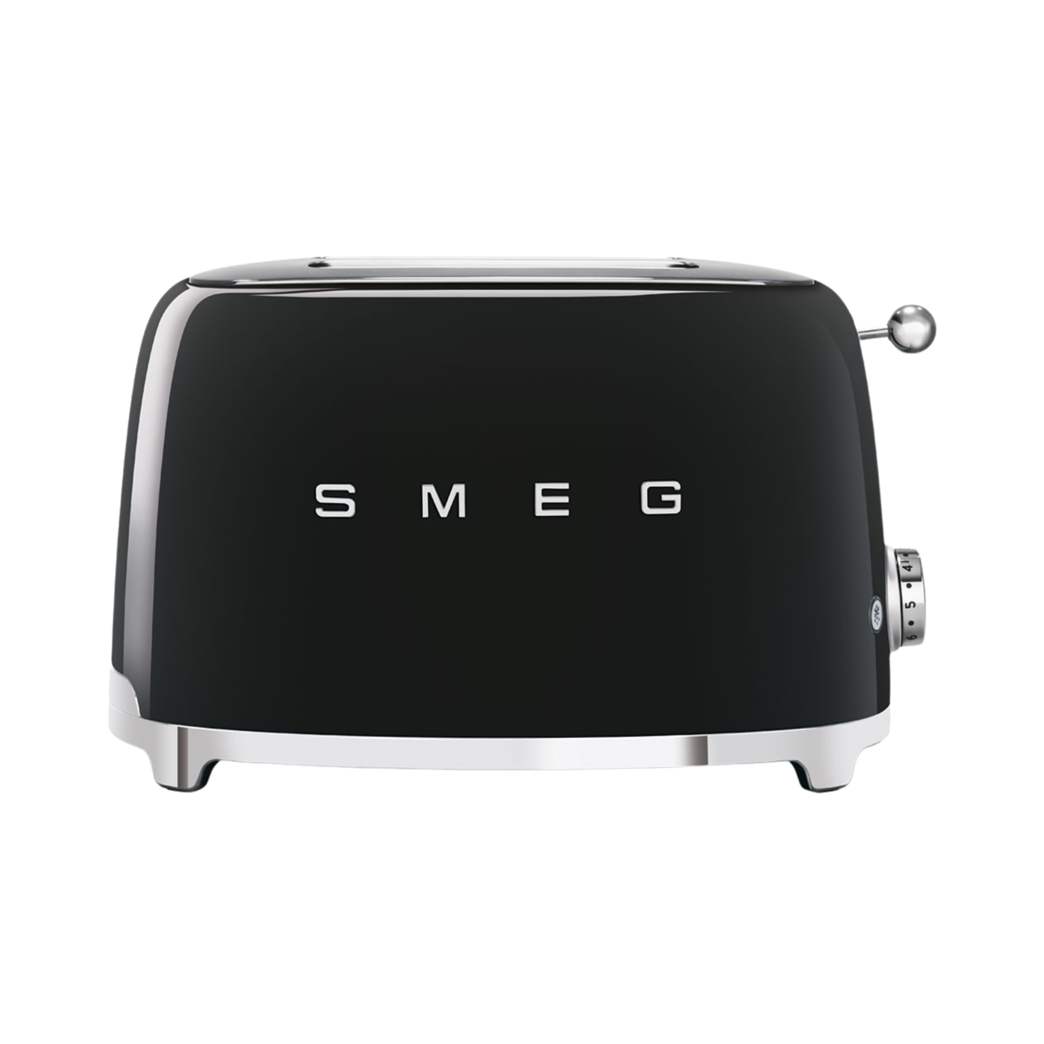 Grille-pain Deluxe 2 tranches Noir lustré - Smeg