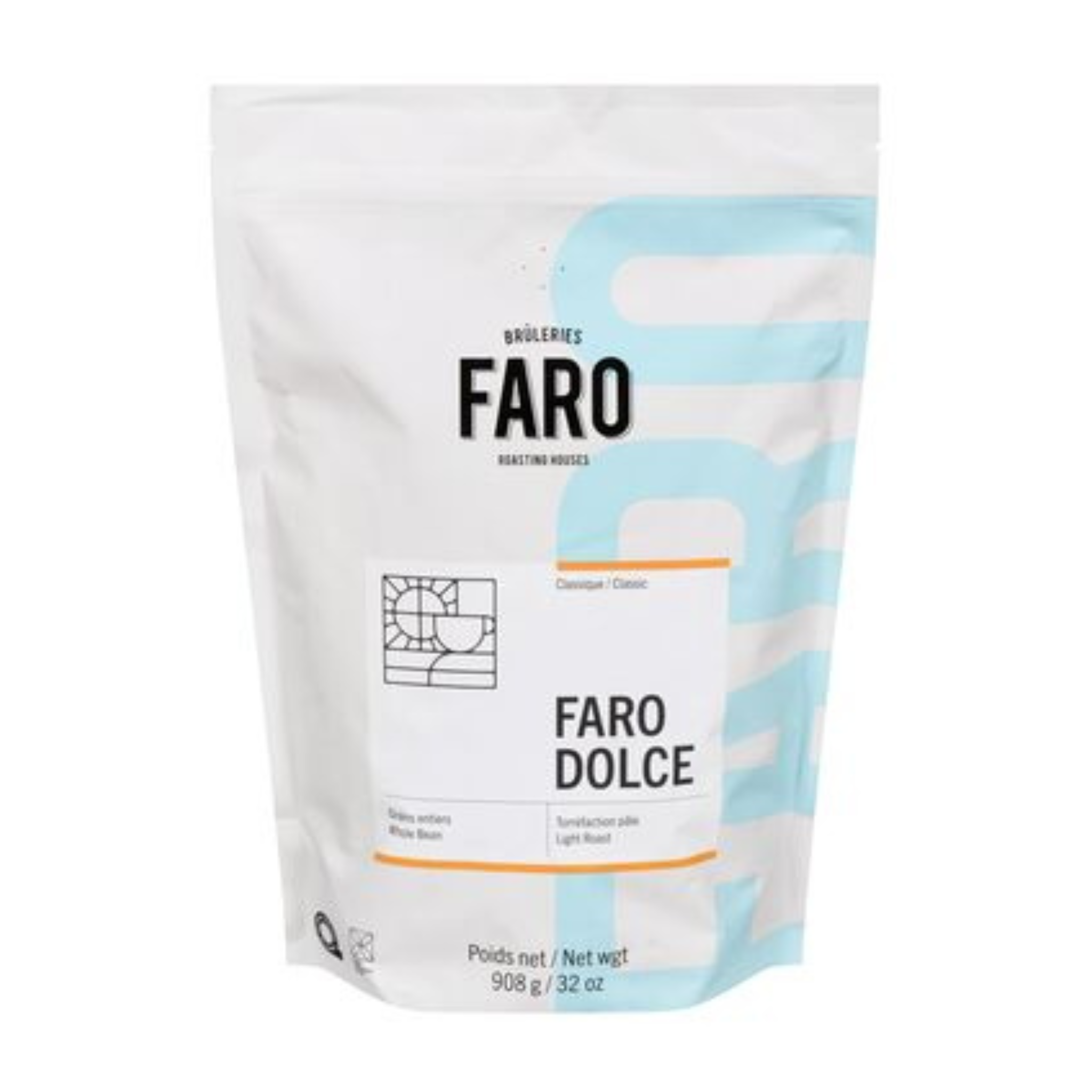 Espresso Dolce Whole Bean Coffee 908 g - Faro