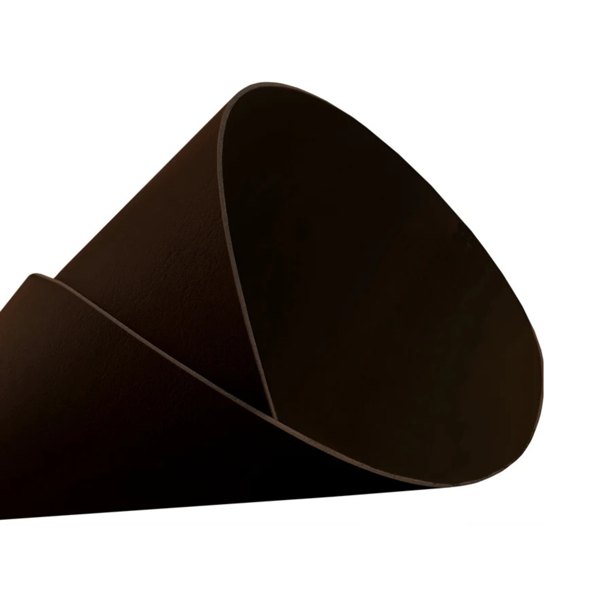 Napperon en cuir en forme de pierre brun 37 x 44 cm Danesco