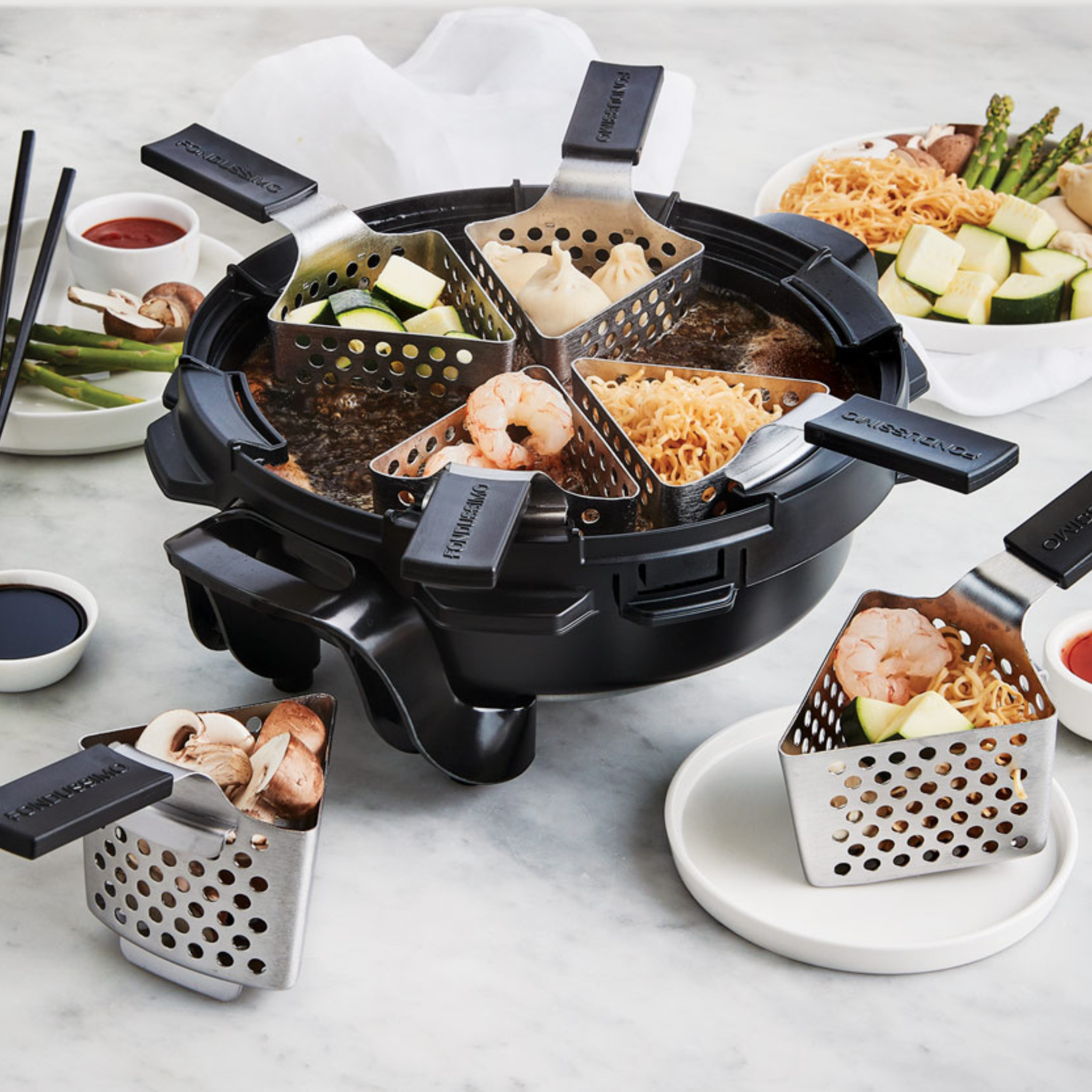 Ensemble à fondue Tradition 2-en-1 - Fondussimo