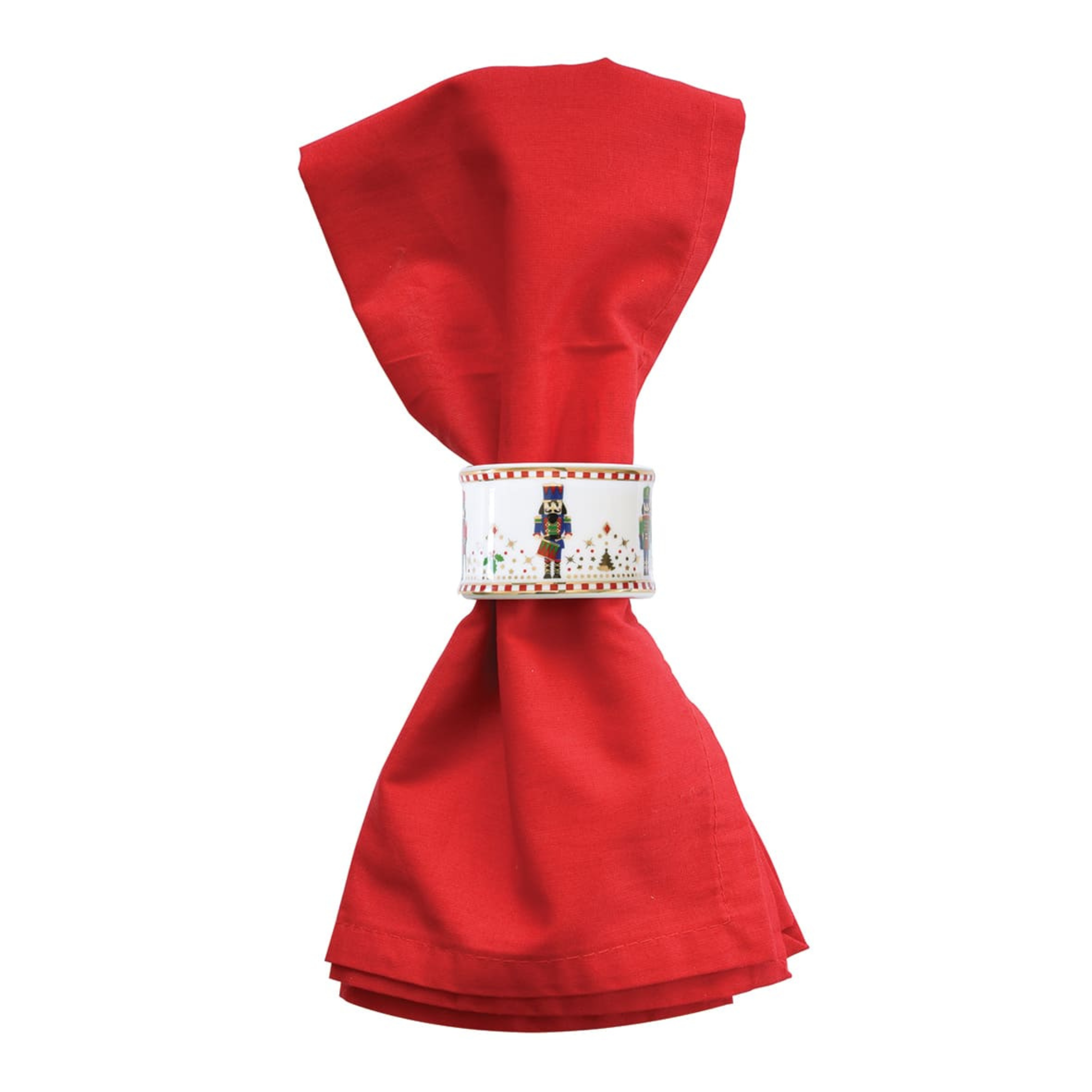 Ensemble de 4 anneaux de serviette casse-noisette