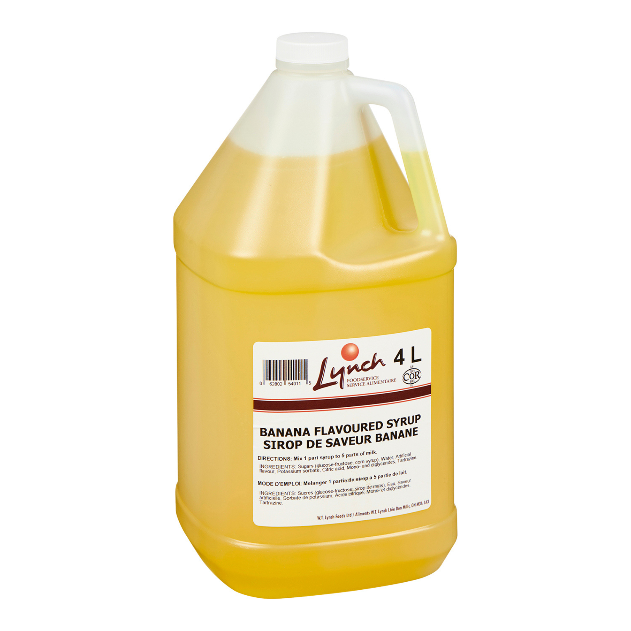 Sirop pour barbotine Banane 4 L - Lynch