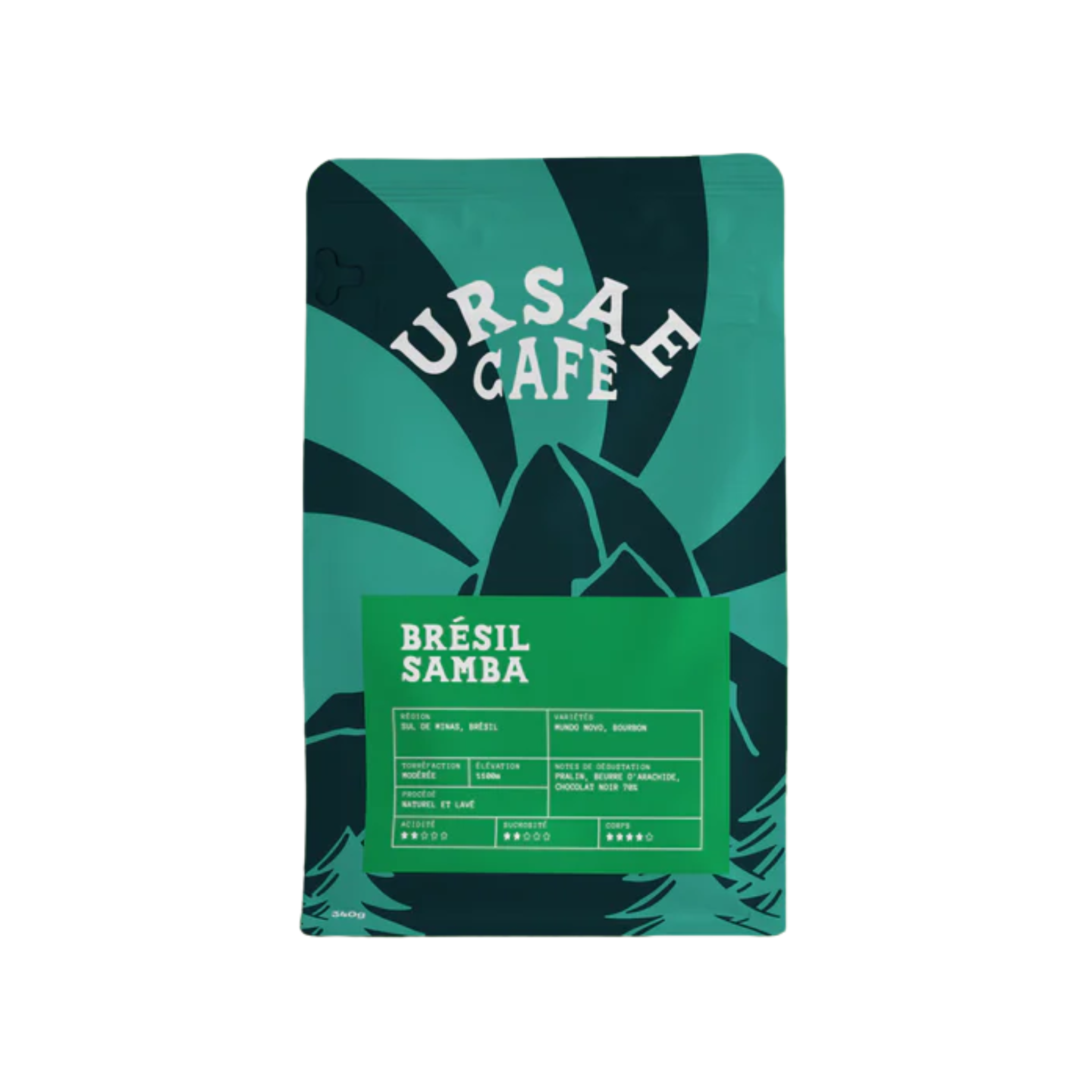 Café en grains Brésil Samba 340 g - Ursae
