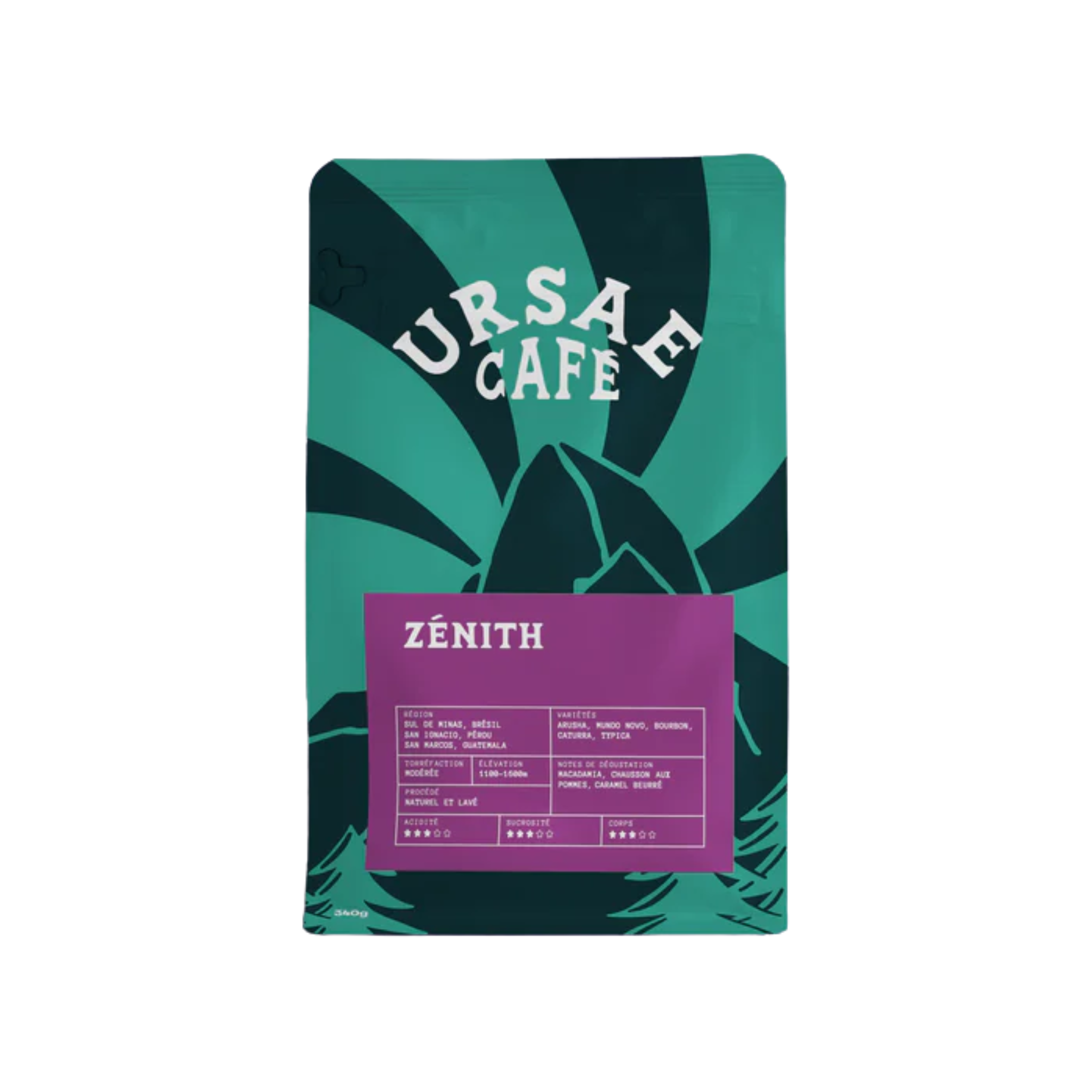 Whole Bean Coffee Zenith 340 g - Ursae