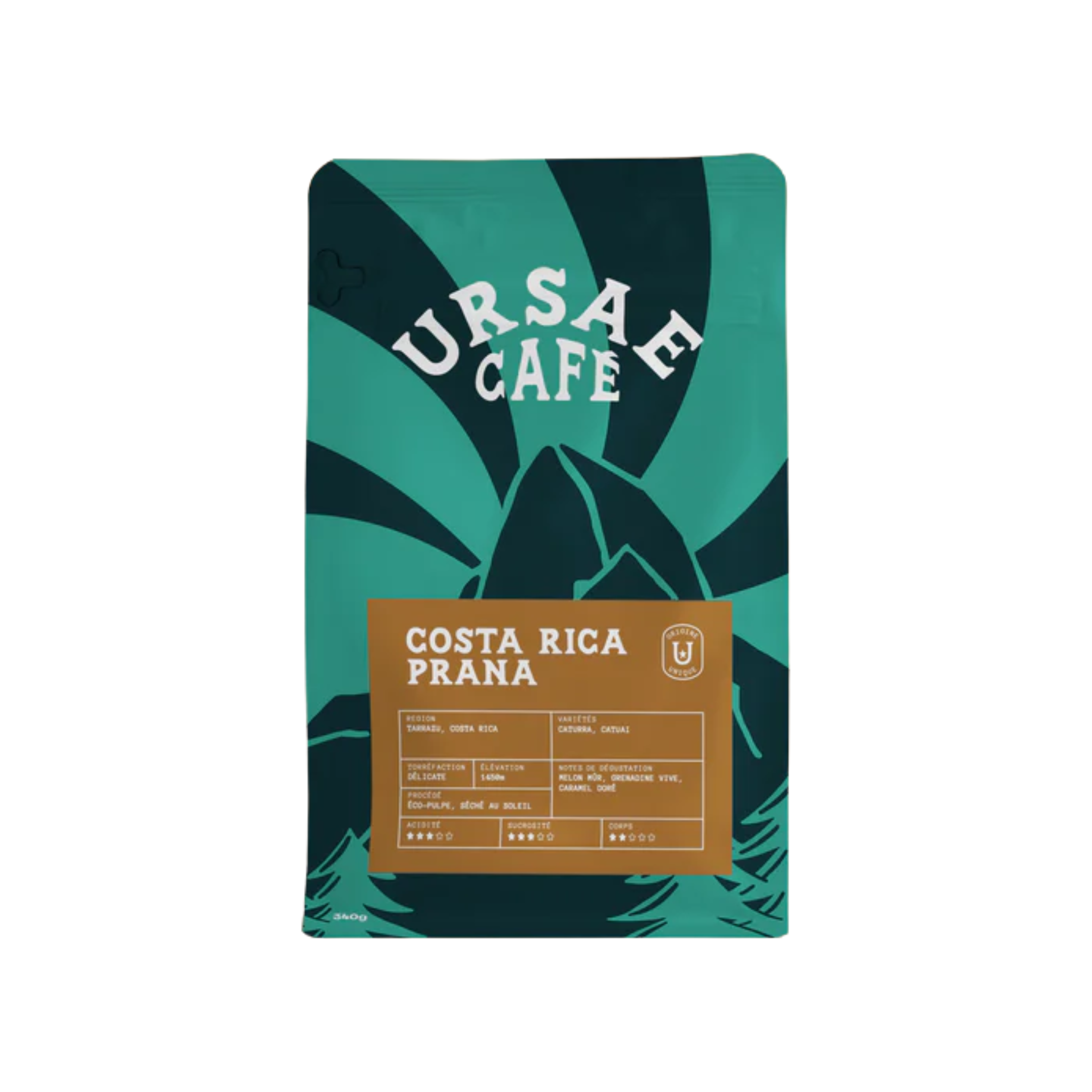 Costa Rica Prana Whole Bean Coffee 340 g - Ursae