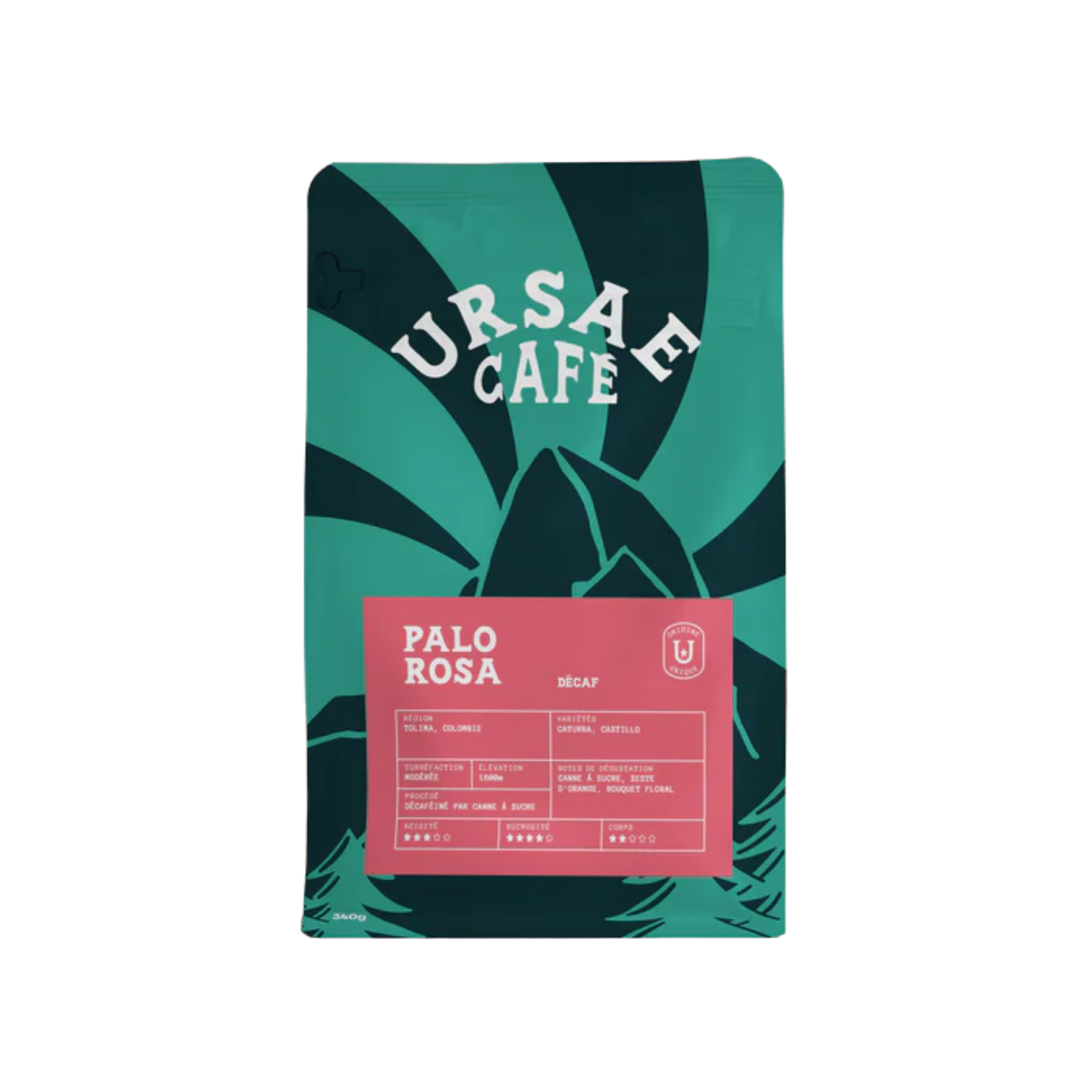 Decaffeinated Palo Rosa Coffee Beans 340 g - Ursae