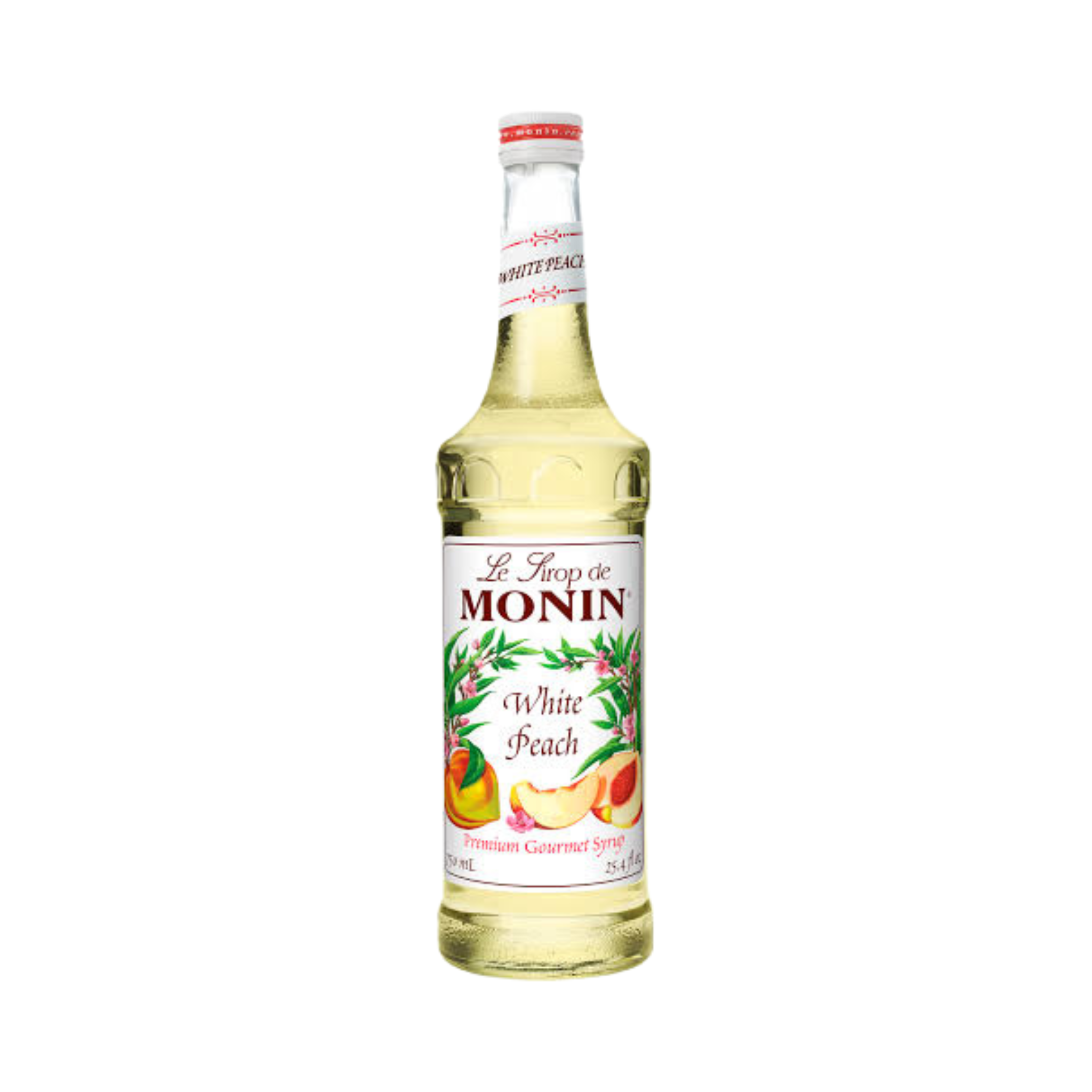 White peach syrup 750 ml - Monin