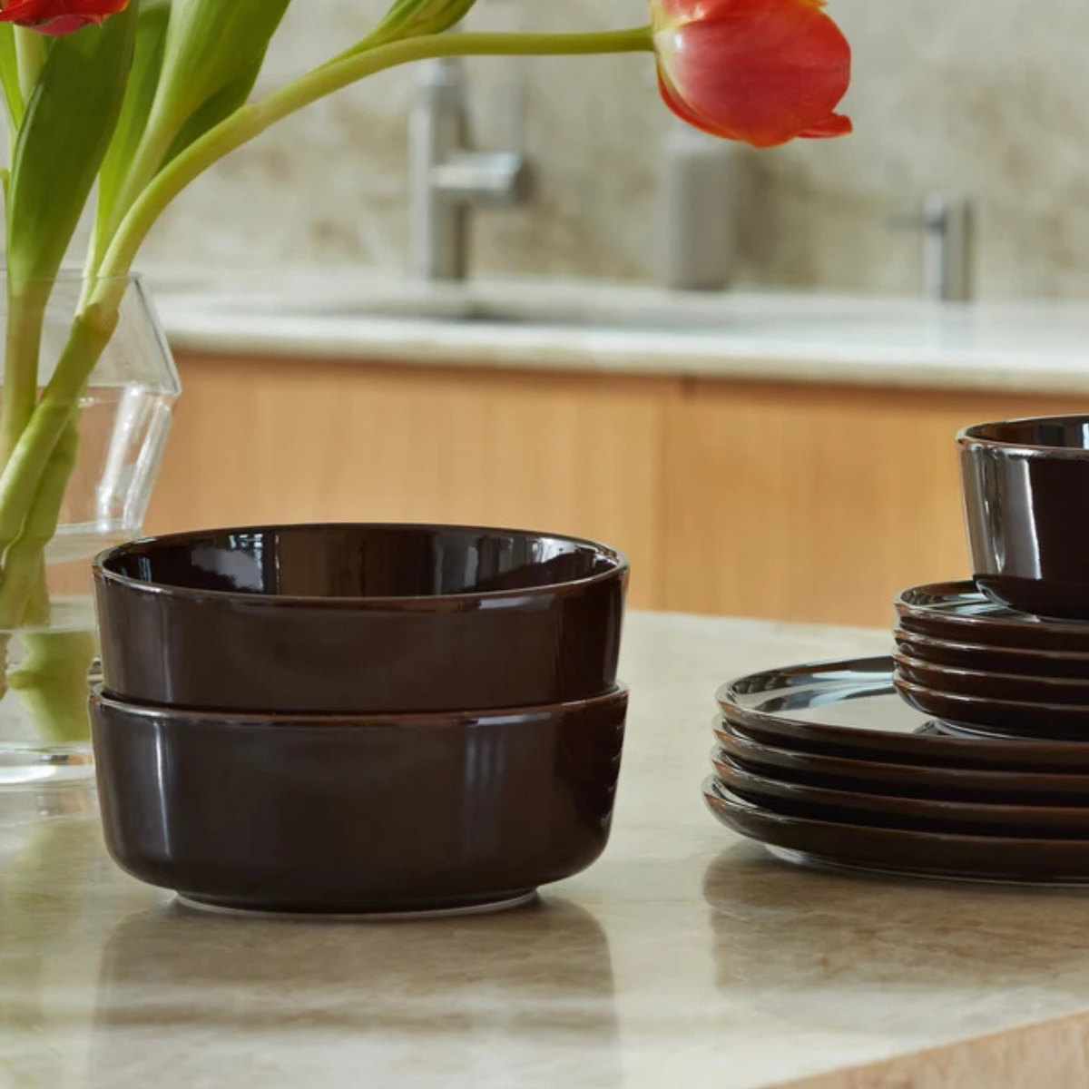 Bol en porcelaine Collective mocha 8,2 cm – LSA International