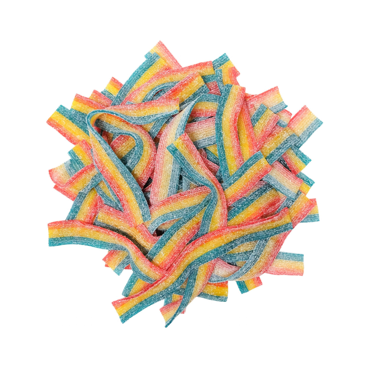 Sour Rainbow Belt Candy 1.35 kg - Huer