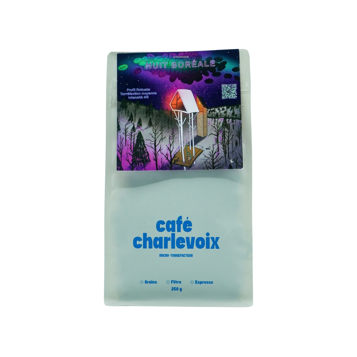 Café en grains Nuit Boréale 250 g – Café Charlevoix