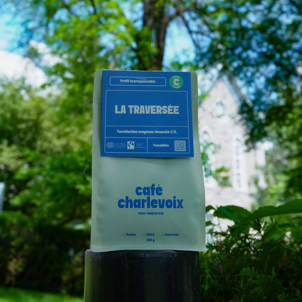 Café en grains La Traversée 250 g - Café Charlevoix