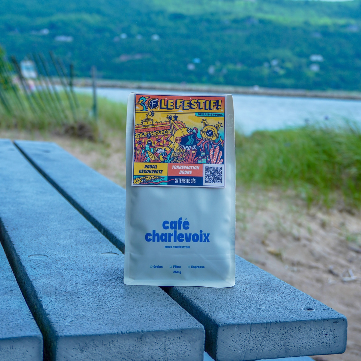 Café en grains Le Festif! 250 g – Café Charlevoix