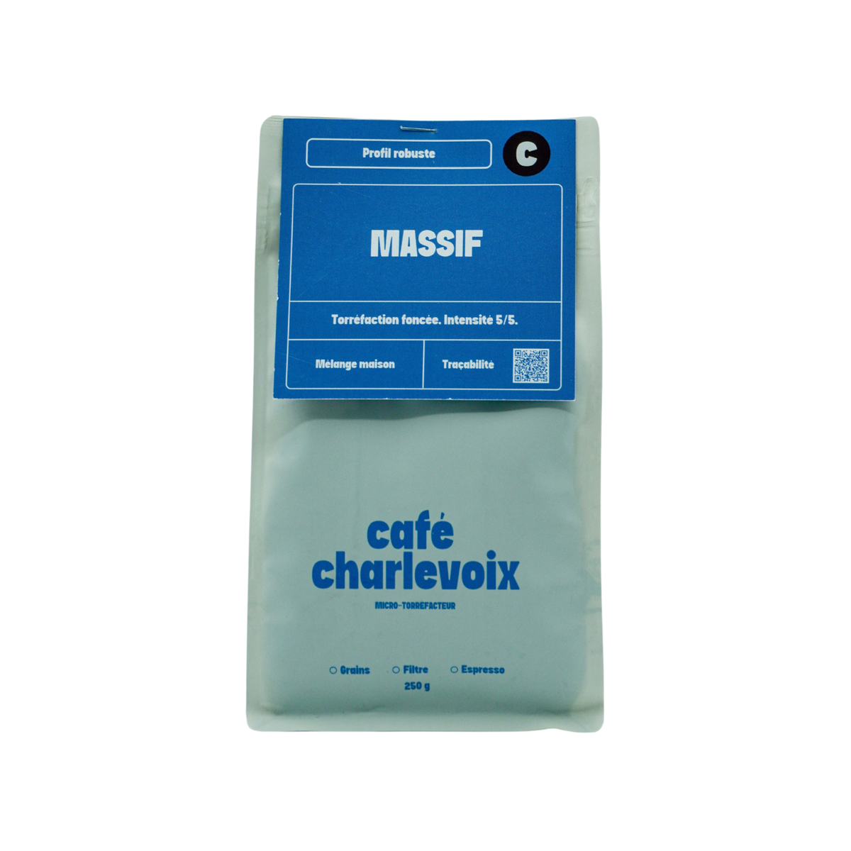 Café en grains Massif 250 g - Café Charlevoix