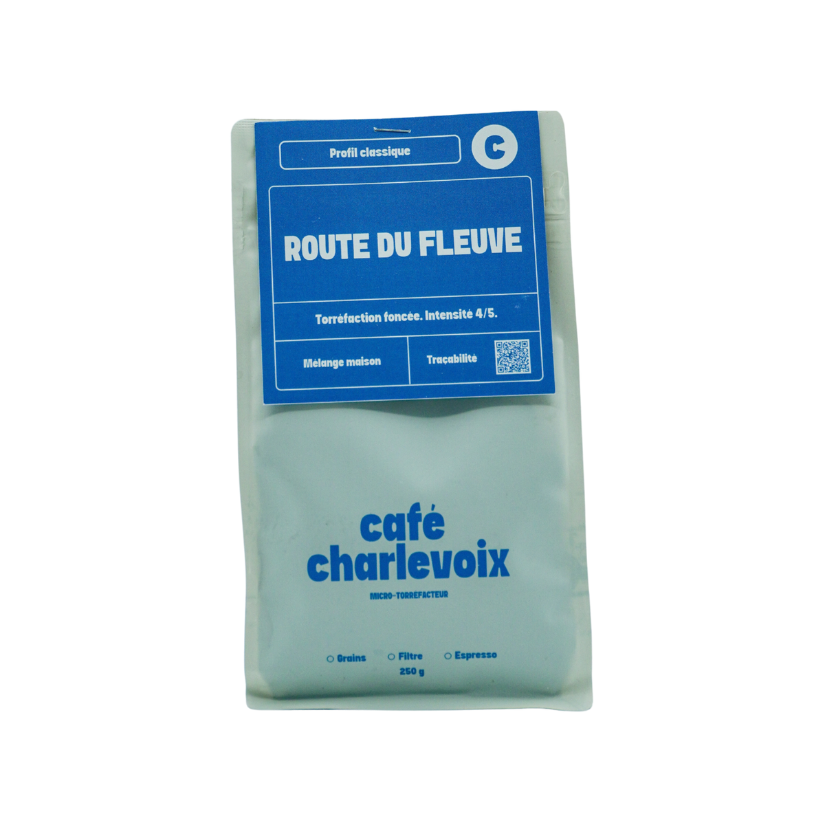 Café en grains Route du Fleuve 250 g - Café Charlevoix
