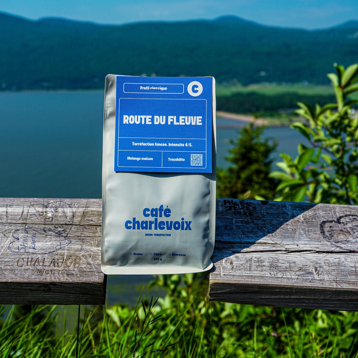 Café en grains Route du Fleuve 250 g - Café Charlevoix