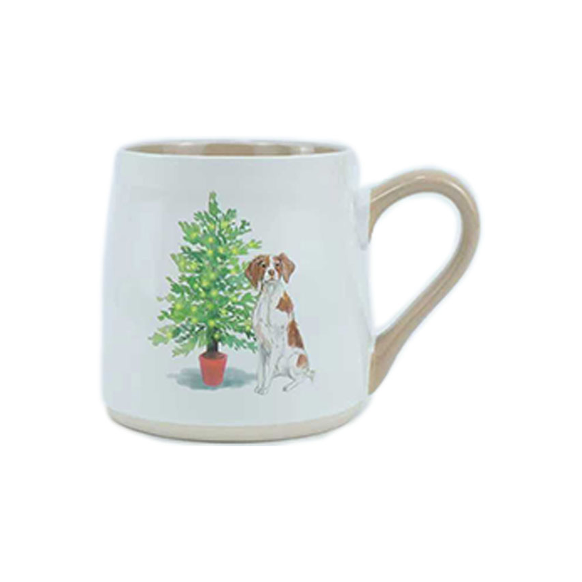Tasse Épagneul breton et son sapin 473 ml - Koppers